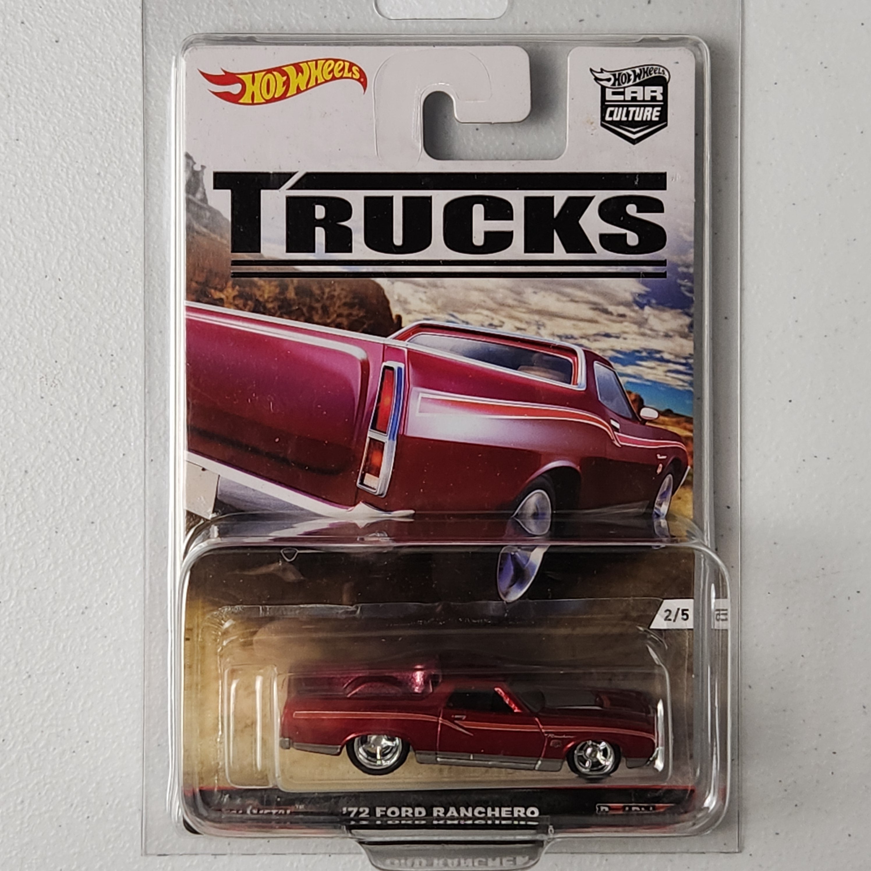 72 Ford Ranchero 2/5 Car Culture: Trucks American Premium Hot Wheels 2016