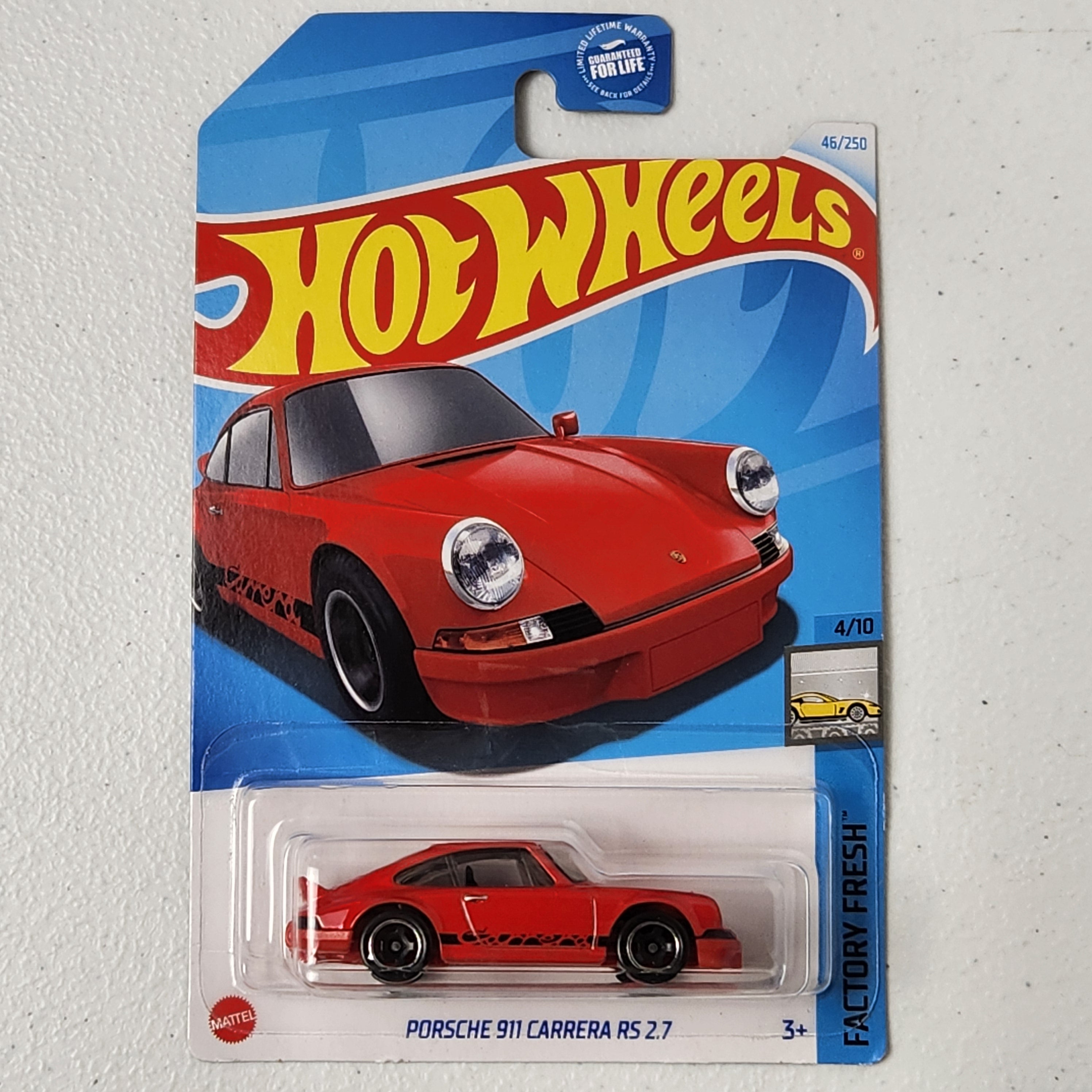 Porsche 911 Carrera RS 2.7 European Mainline Hot Wheels