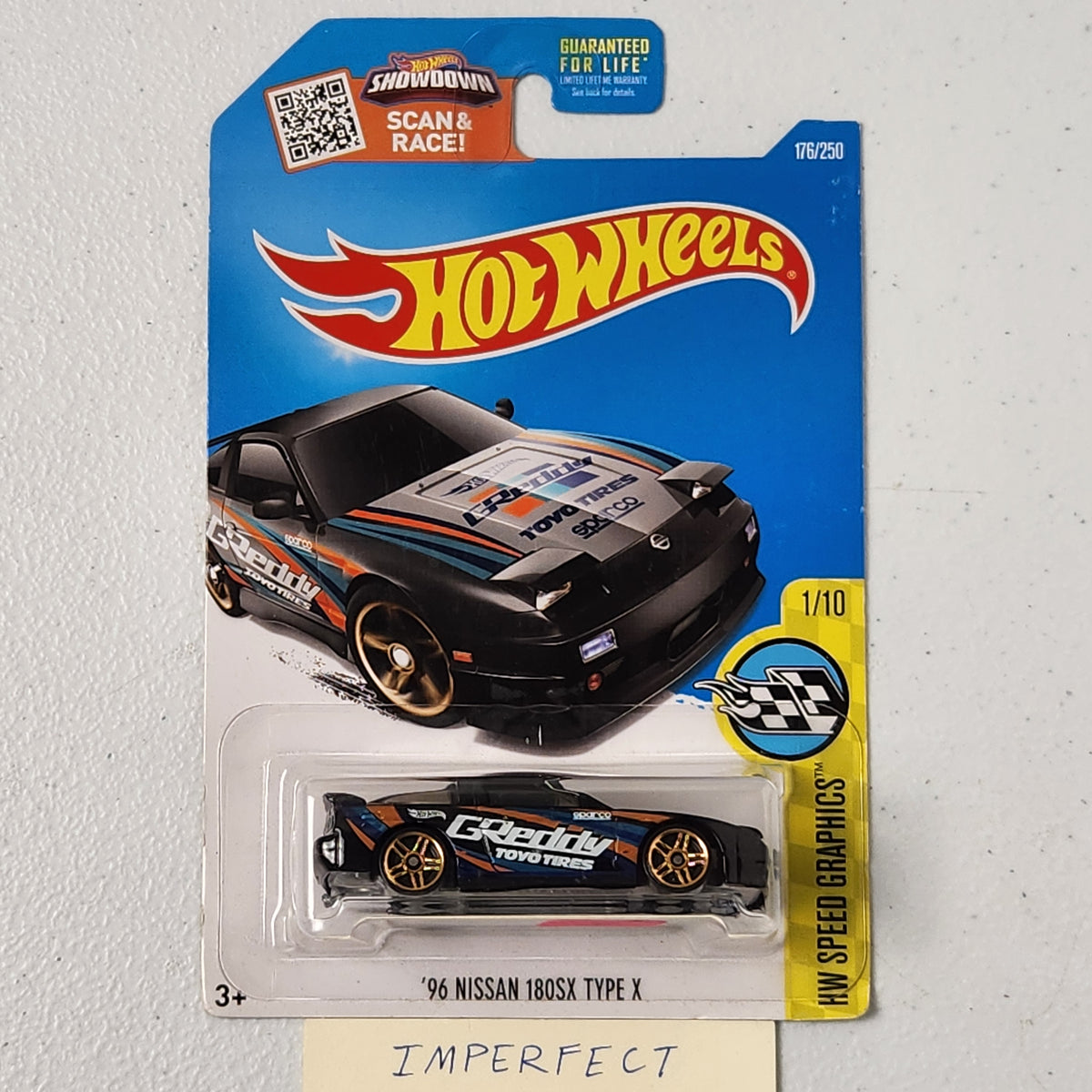 96 Nissan 180SX Type X JDM Mainline Hot Wheels