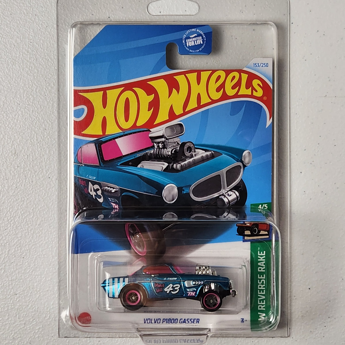 Volvo P1800 Gasser Super Treasure Hunt European Mainline Hot Wheels