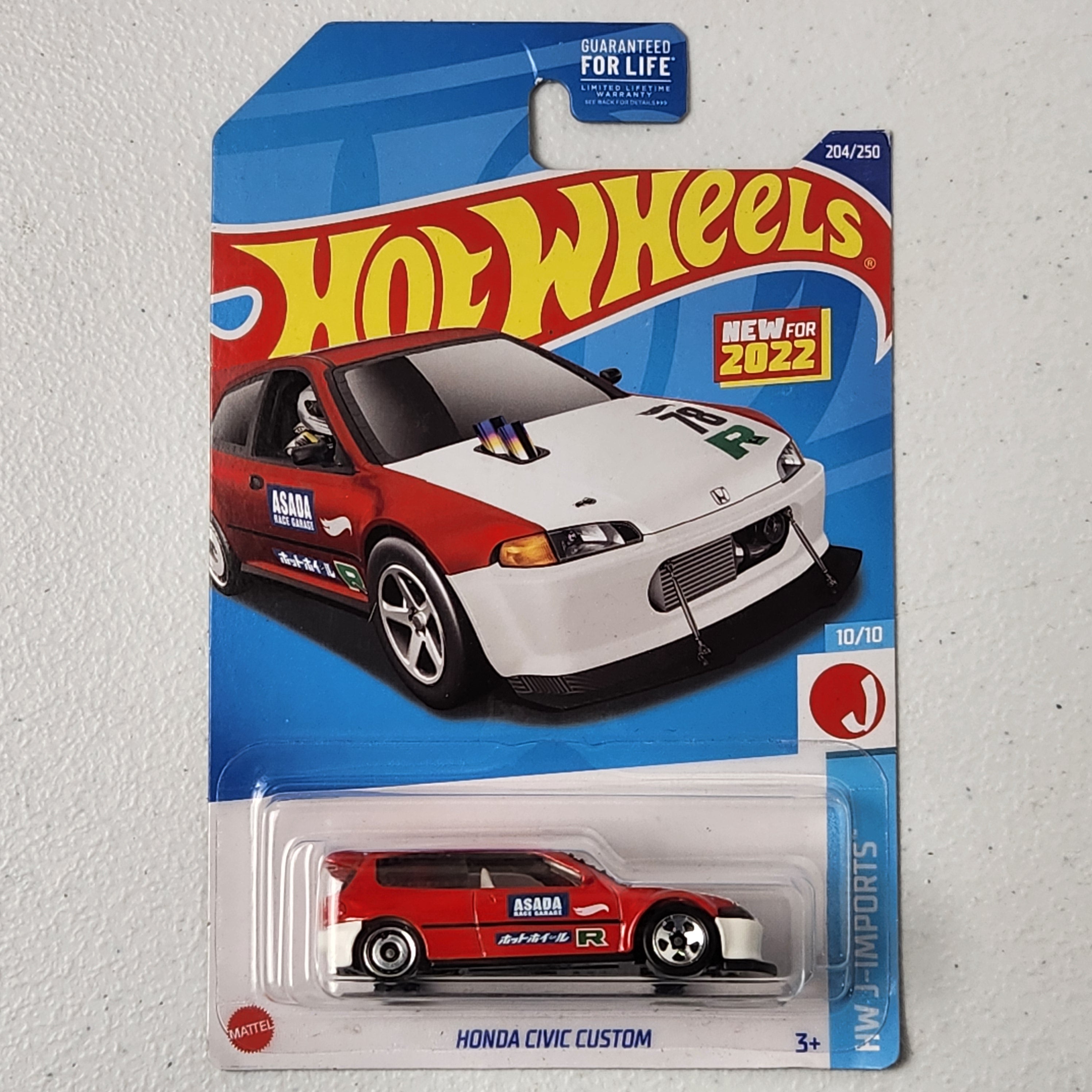 Honda Civic EG Custom JDM Mainline Hot Wheels