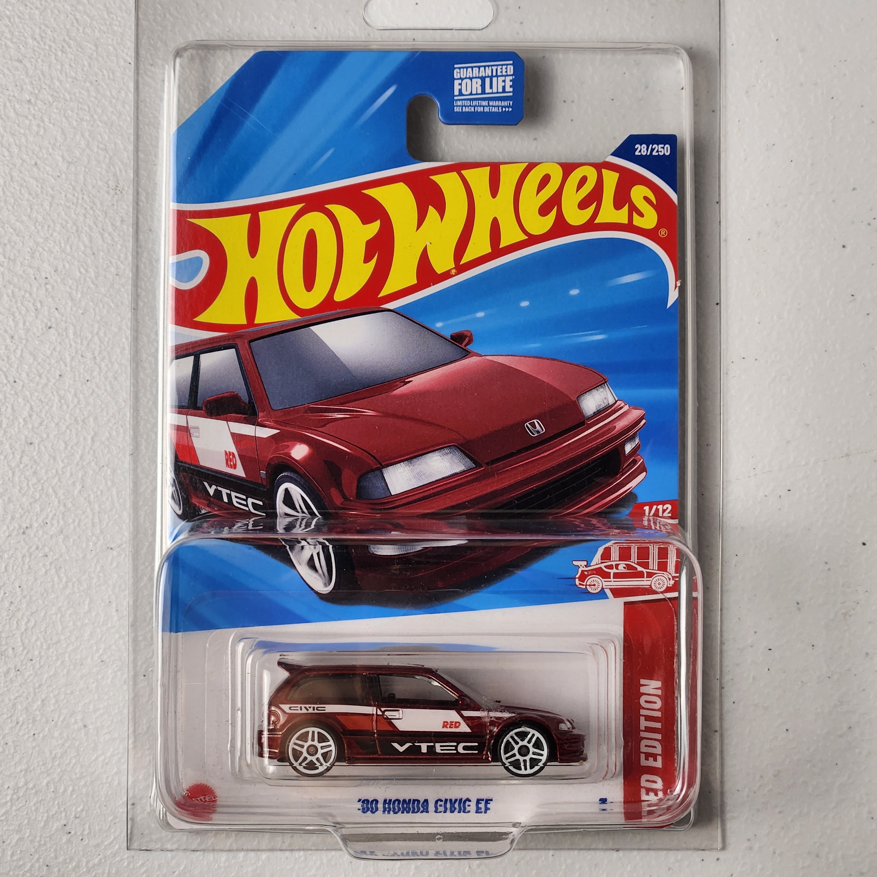 90 Honda Civic EF JDM Mainline Hot Wheels