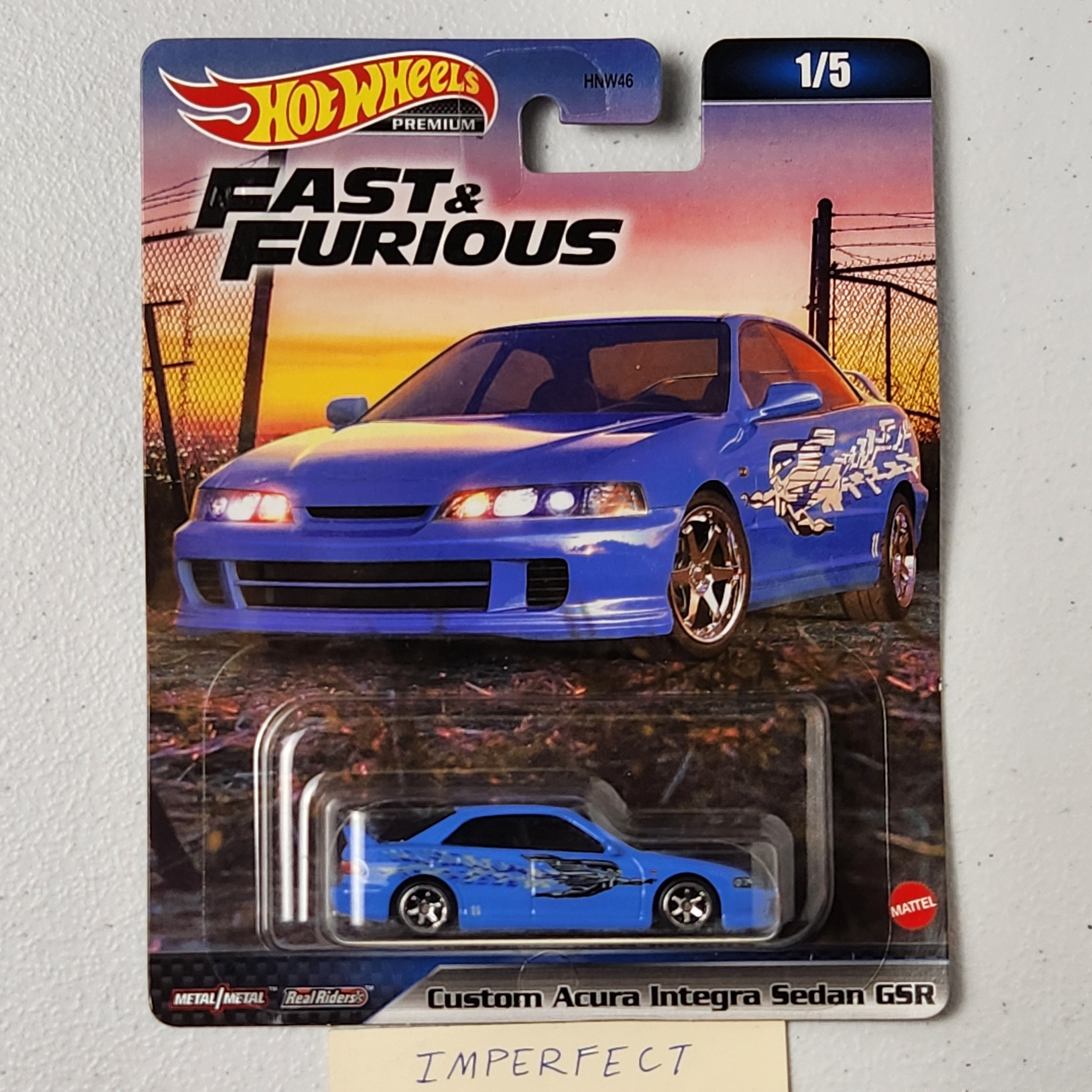 Custom Acura Integra Sedan GSR 1/5 Fast & Furious JDM Premium Hot Wheels 2023