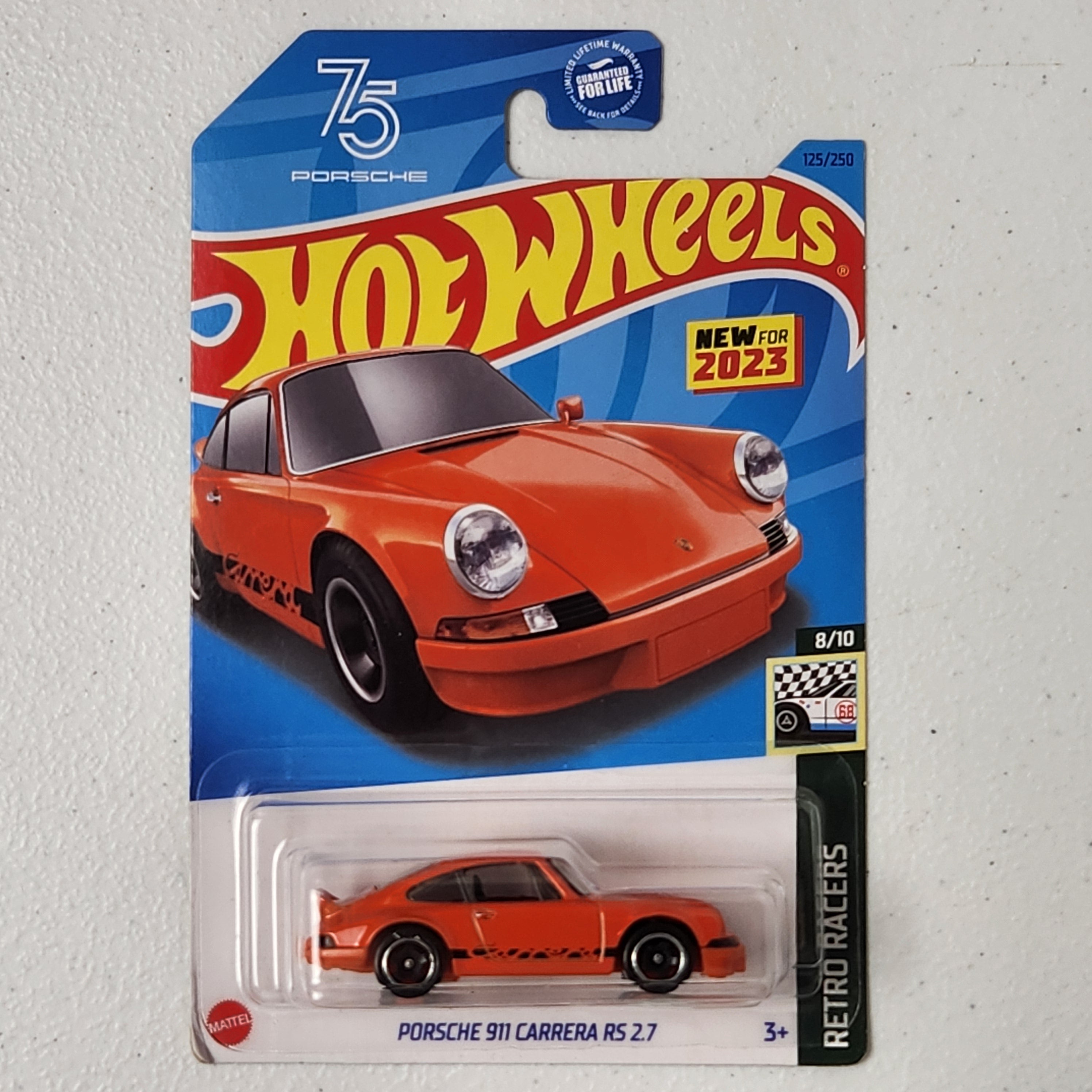 Porsche 911 Carrera RS 2.7 European Mainline Hot Wheels