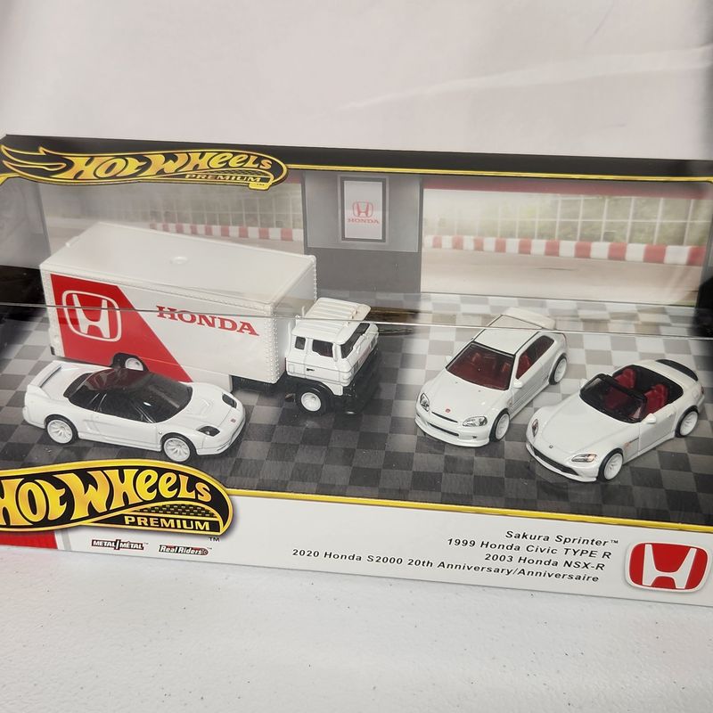 Honda Civic Type R 2003, NSX R 2020, S2000 20th Anniversary Car Culture JDM Premium Hot Wheels