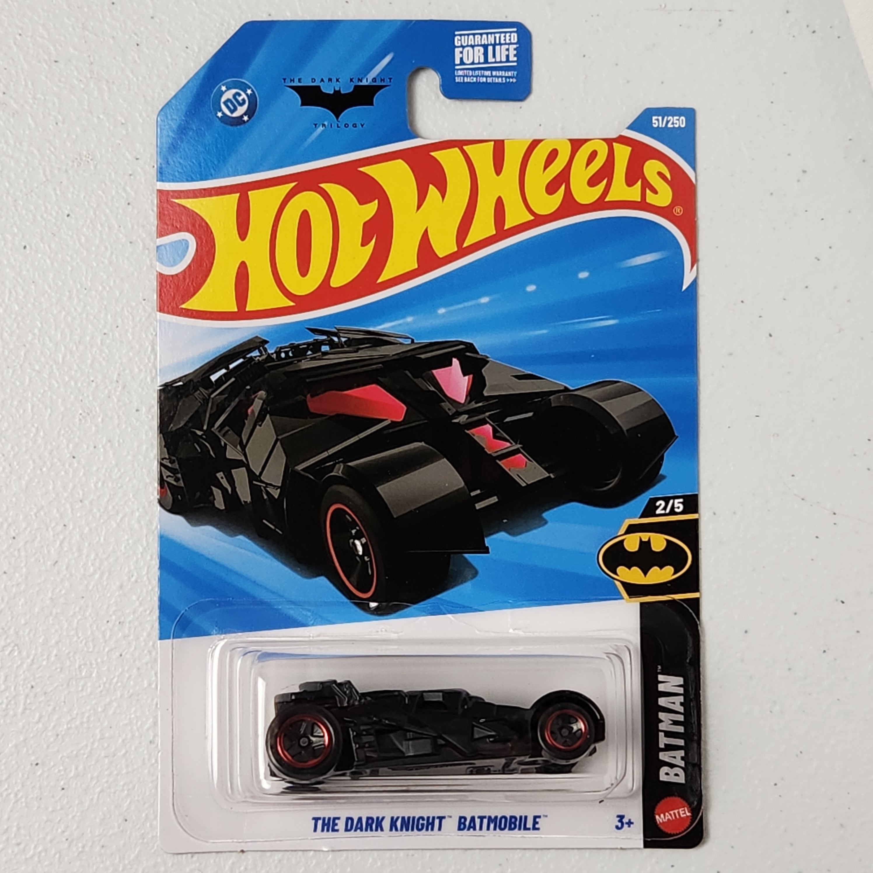 The Dark Knight Batmobile American Mainline Hot Wheels
