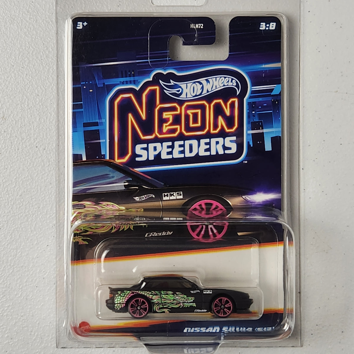 Nissan Silvia S13 3/8 JDM Neon Speeders Hot Wheels 2025