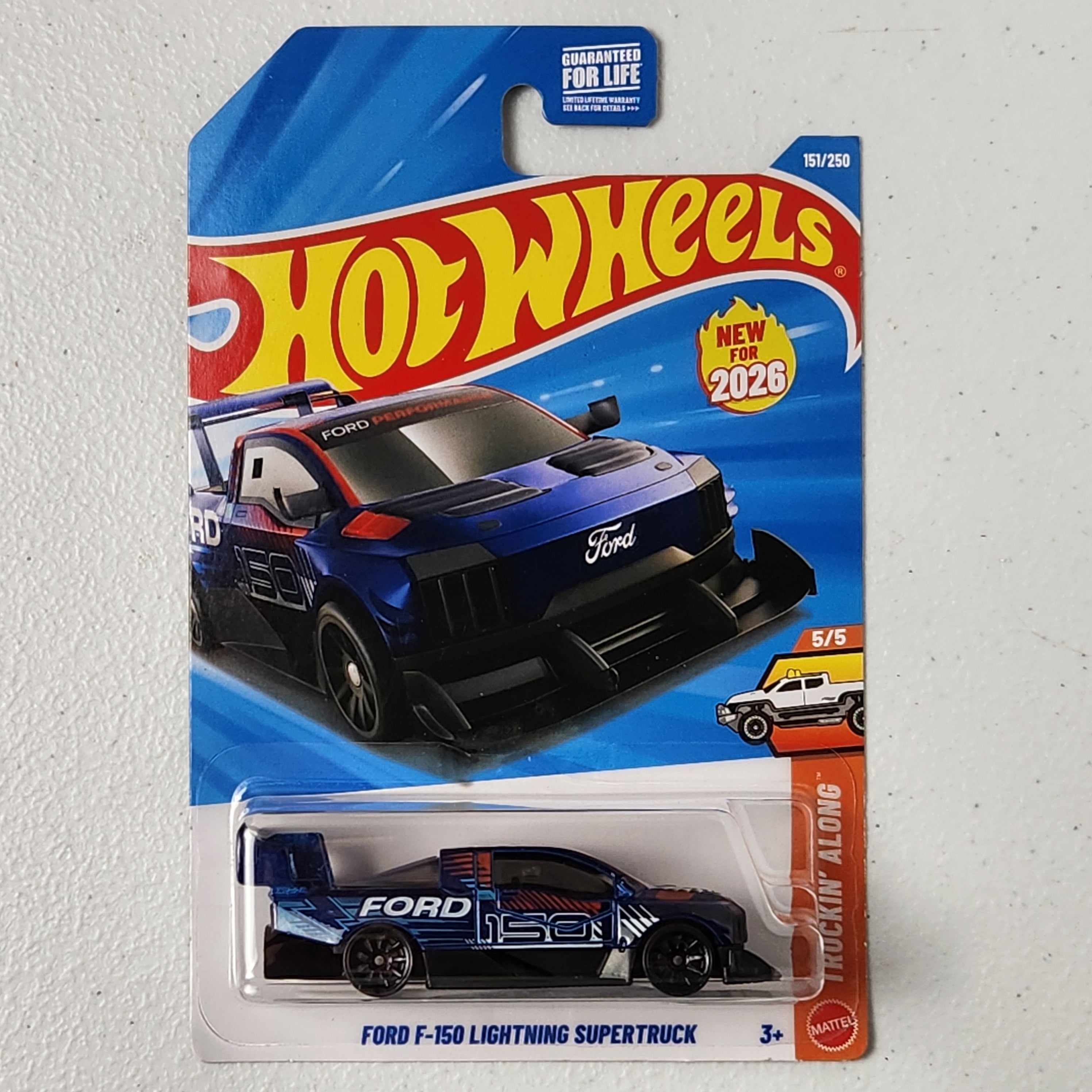 F-150 Lightning Supertruck American mainline Hot Wheels
