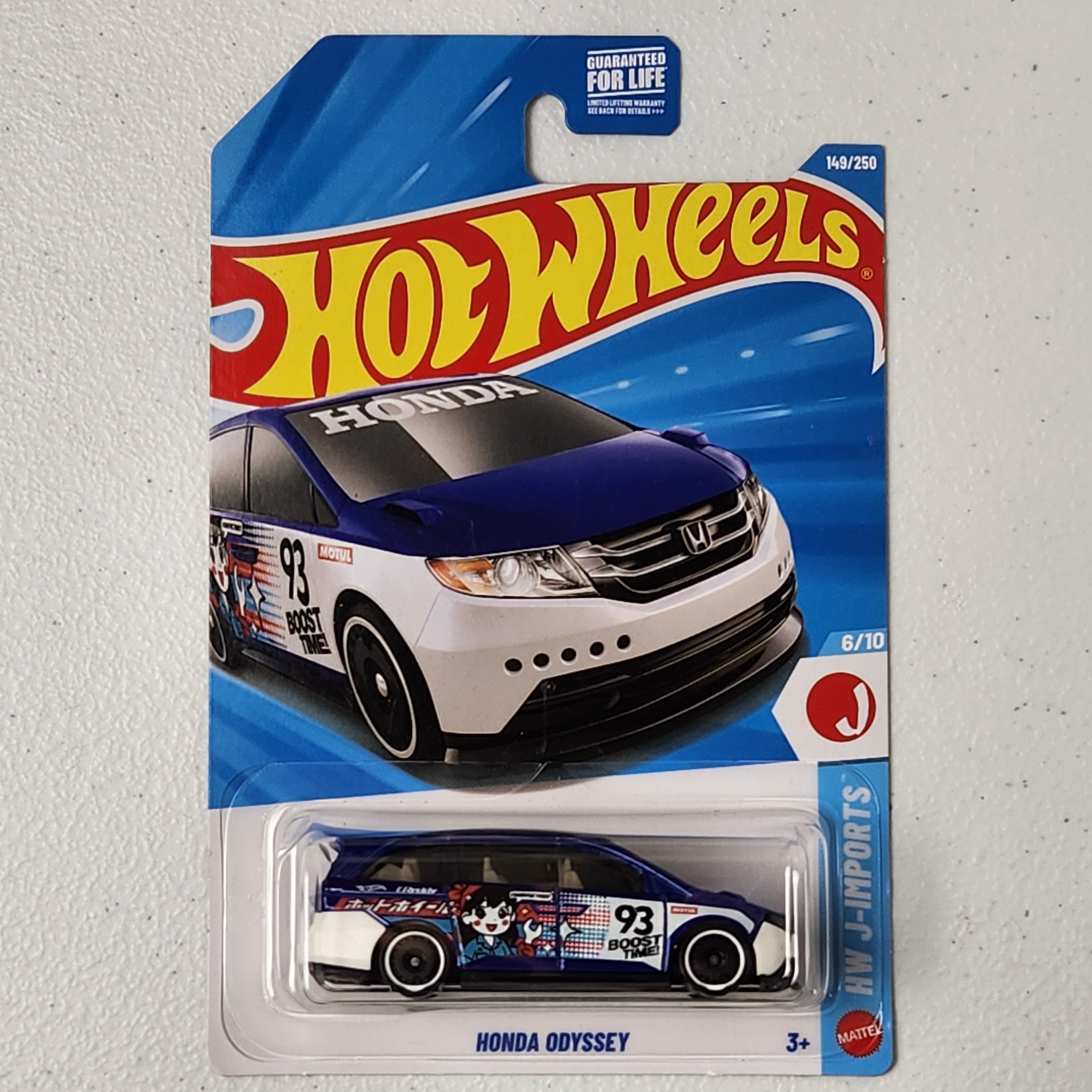 Honda Odyssey JDM Mainline Hot Wheels