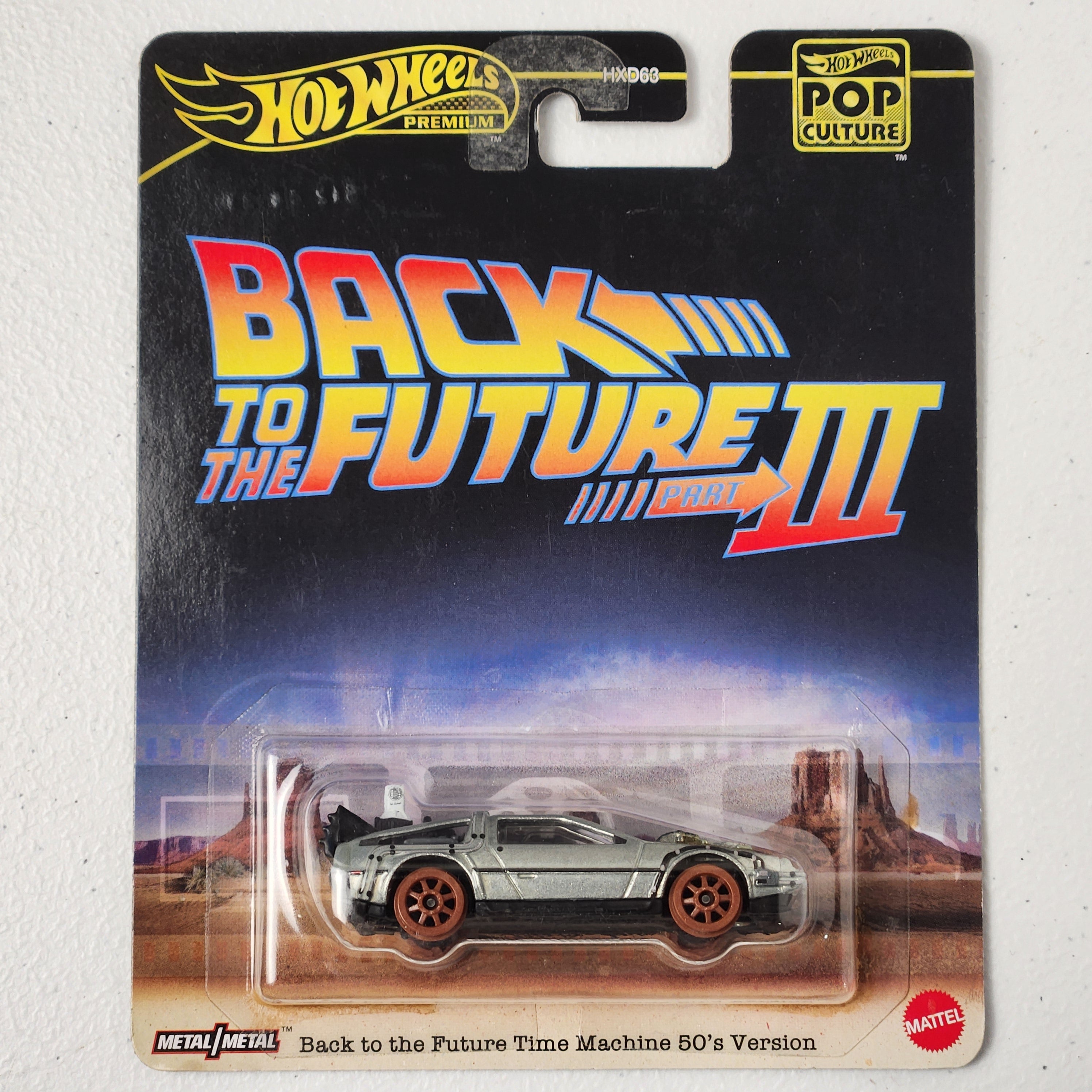 Back to the Future Time Machine 50's Version Pop Culture American Premium Hot Wheels 2023
