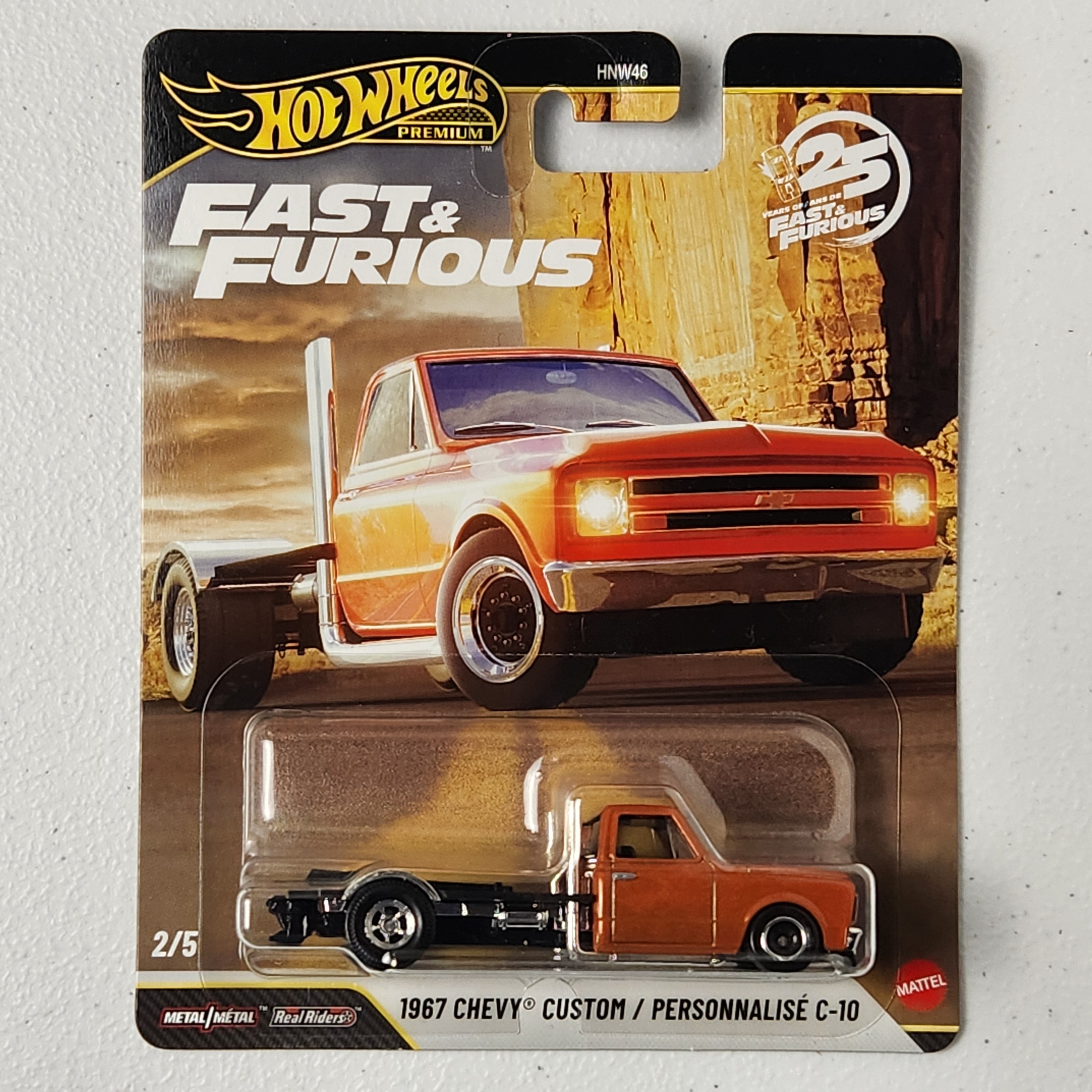 1967 Chevy Custom / Personnalisé C-10 2/5 Fast & Furious American Premium Hot Wheels 2026