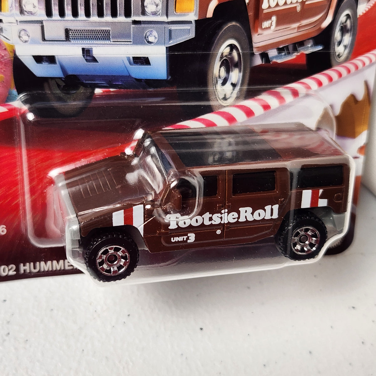 02 Hummer H2 SUV Tootsie Roll American Mainline Matchbox 2025