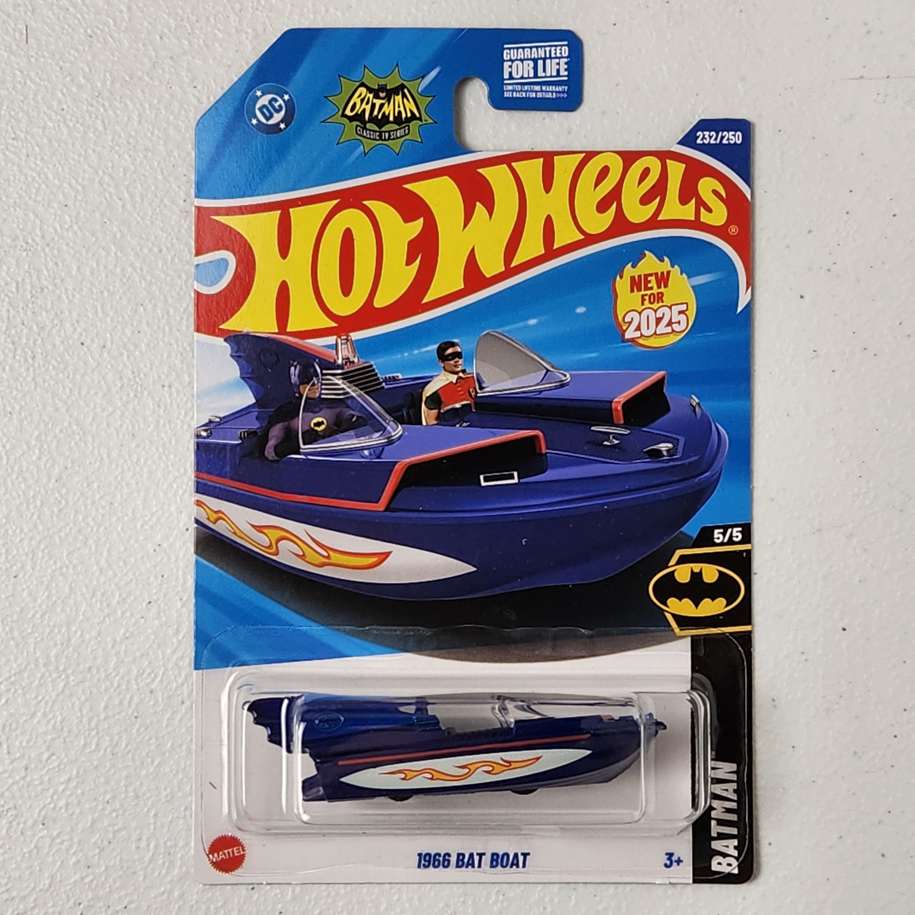 1966 Bat Boat American Mainline Hot Wheels