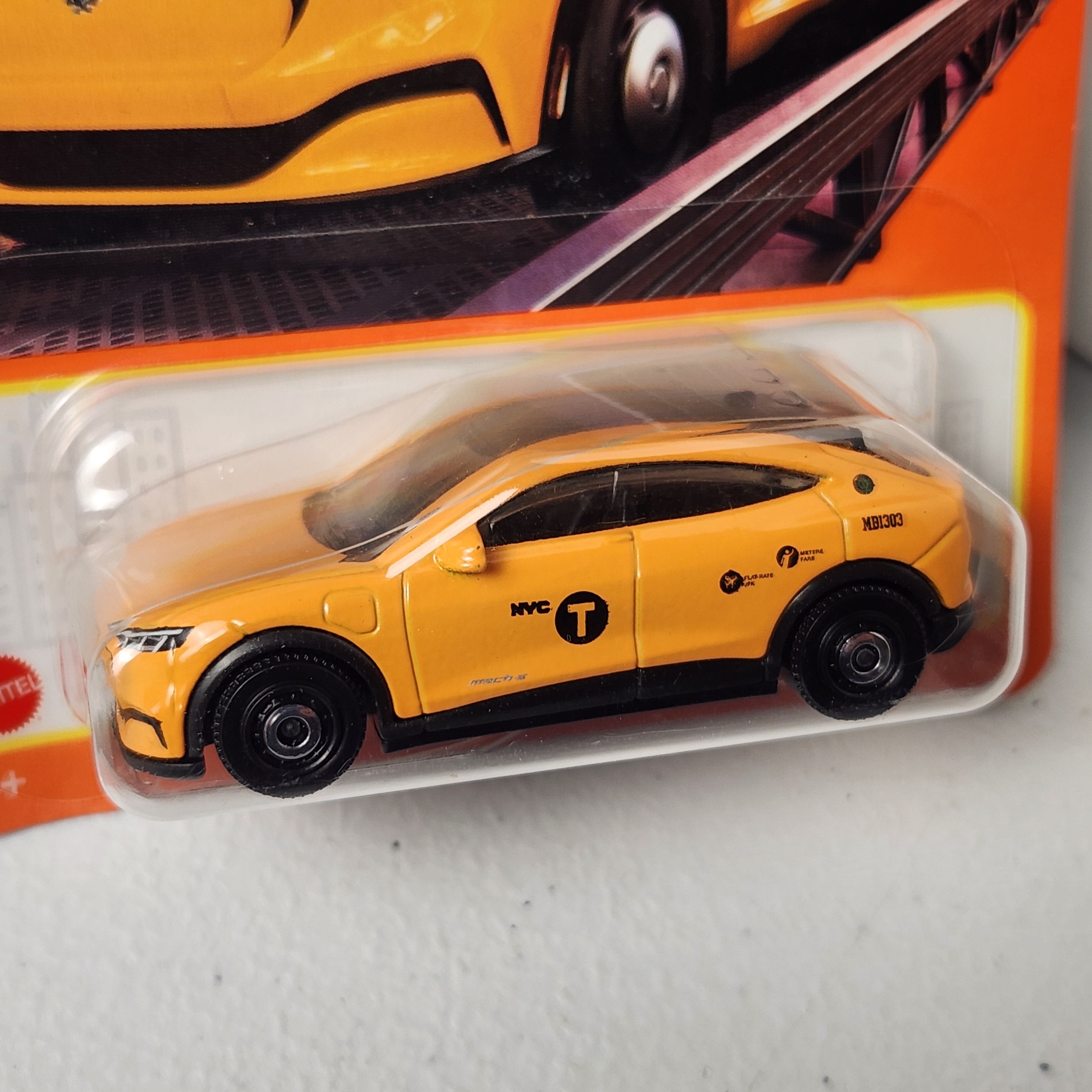 2021 Ford Mustang Mach-E Taxi American Mainline Matchbox 2025