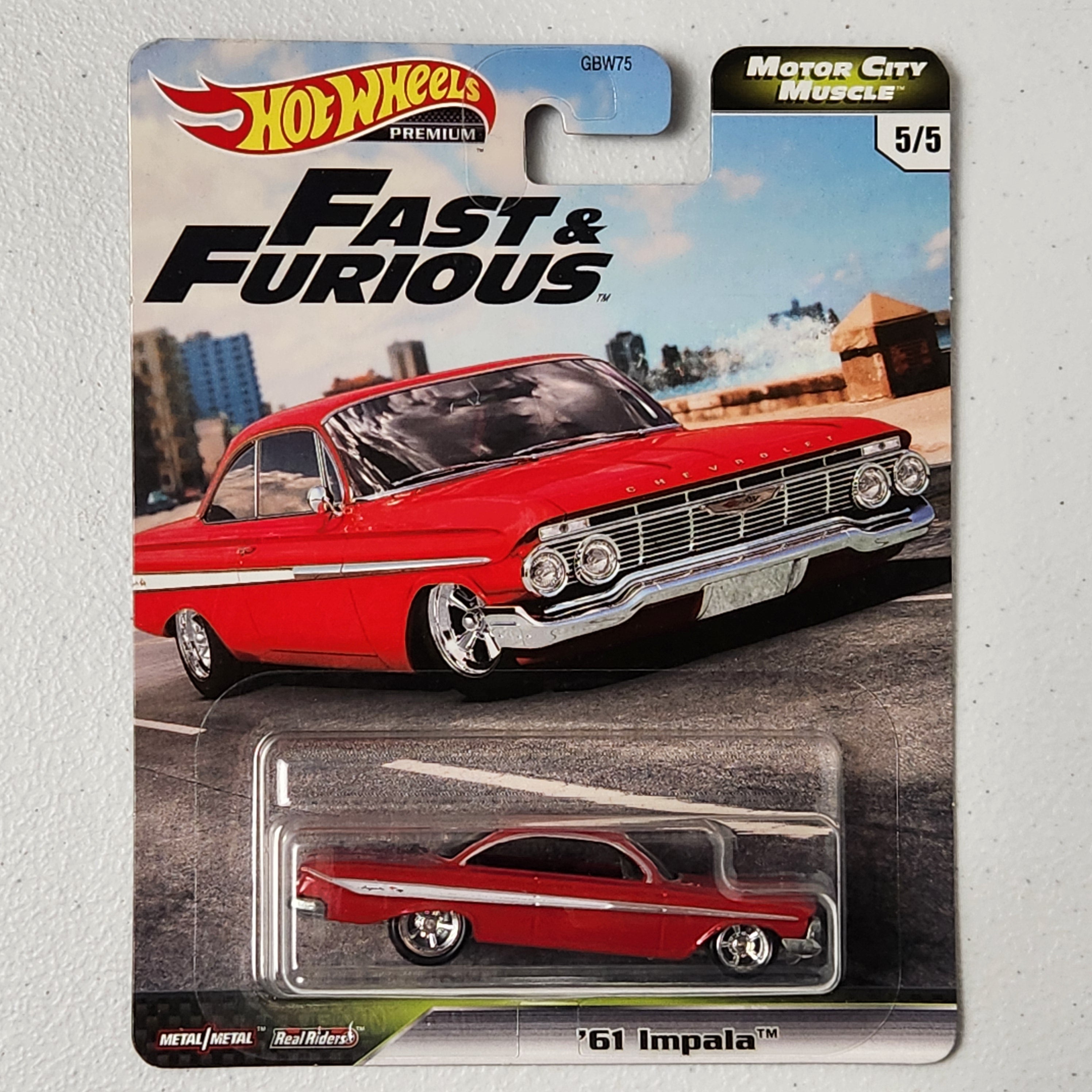 61 Impala 5/5 Fast & Furious American Premium Hot Wheels 2020