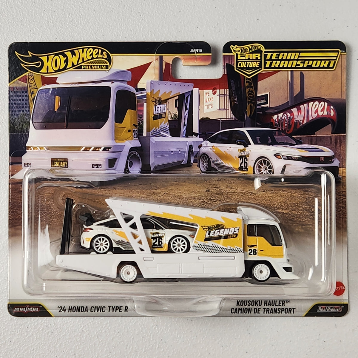 24 Honda Civic Type R 1/5 Car Culture: Team Transport JDM Premium Hot Wheels 2026