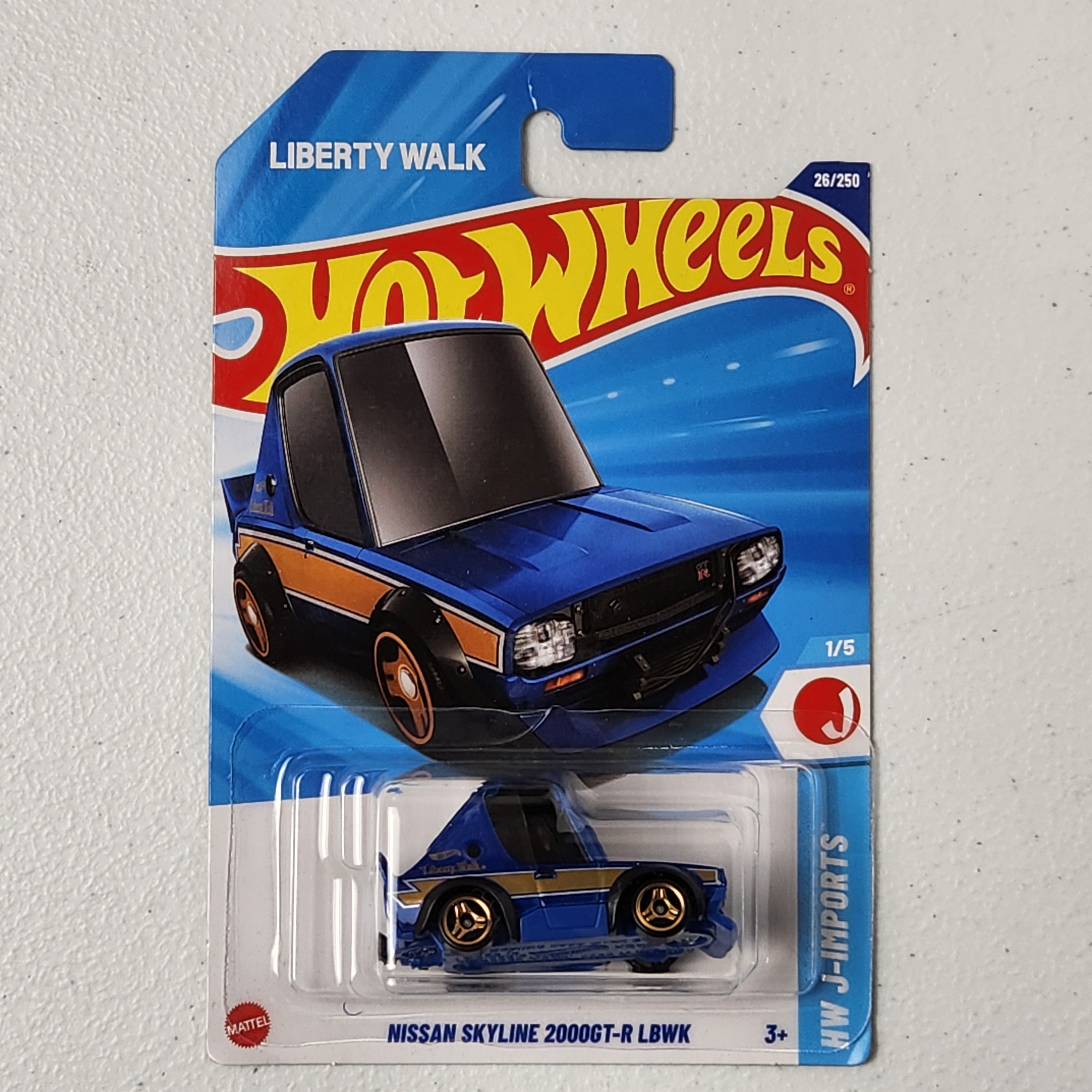 Nissan Skyline 2000GT-R LBWK Tooned JDM Mainline Hot Wheels