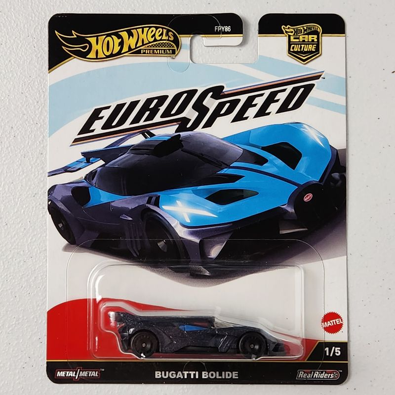 Bugatti Bolide #1/5 EuroSpeed Car Culture Exotic Premium Hot Wheels