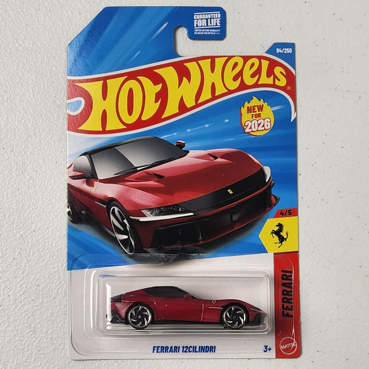 Ferrari 12Cilindri European Mainline Hot Wheels