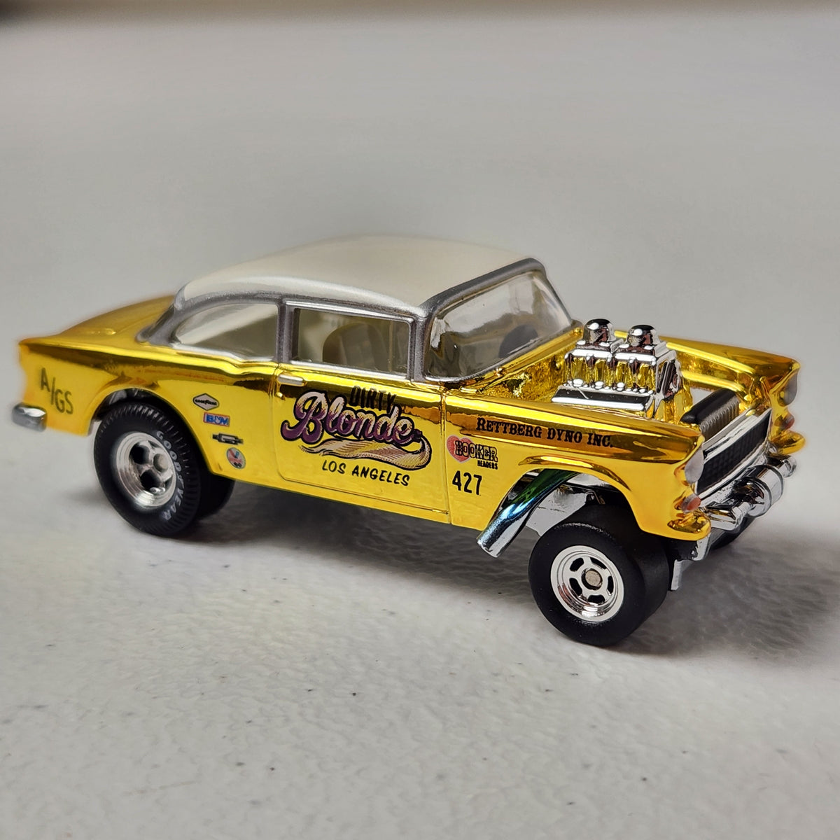 1955 Chevy Gasser Dirty Blonde LOOSE American RLC Hot Wheels 2019