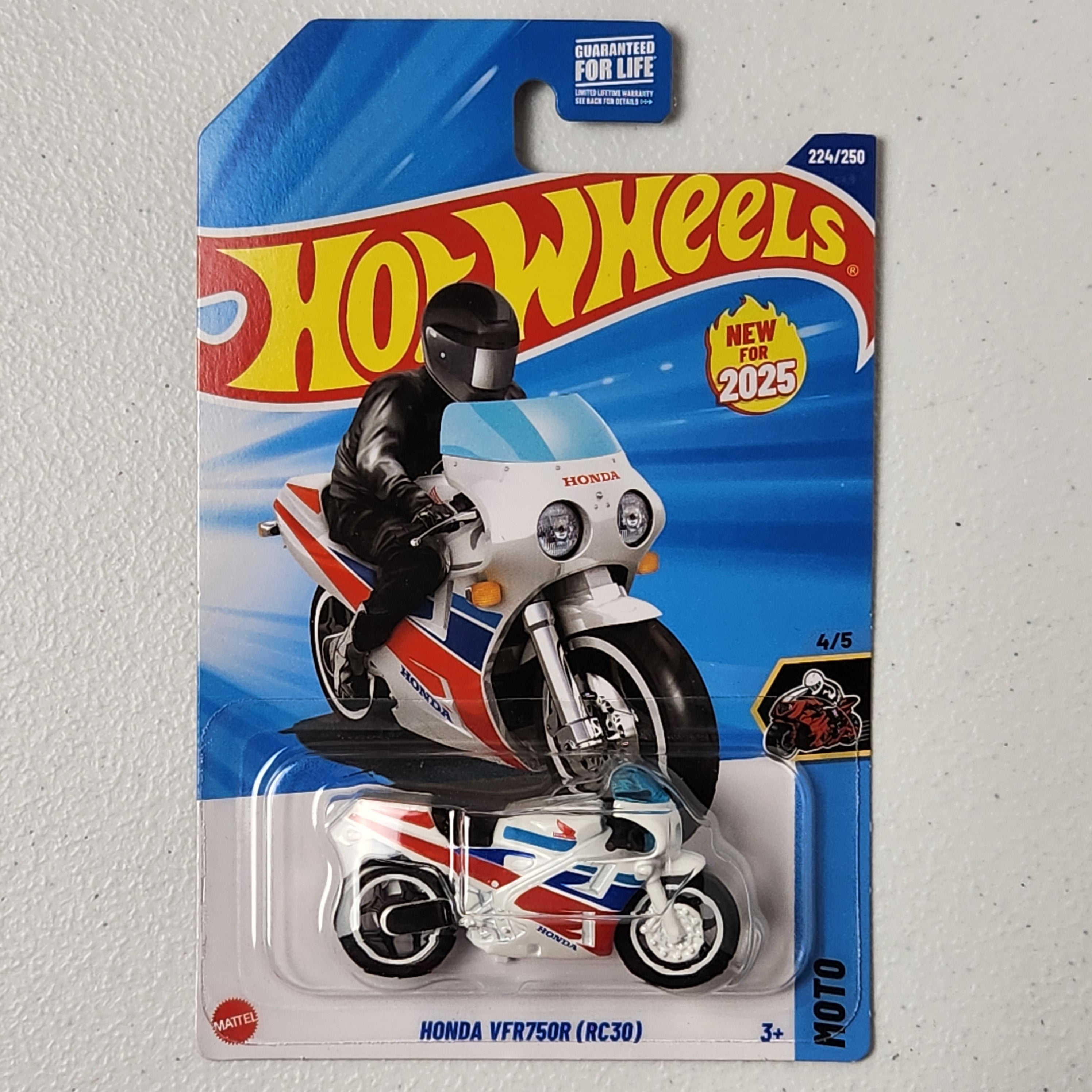Honda VFR750R (RC30) Motorcycle JDM mainline Hot Wheels