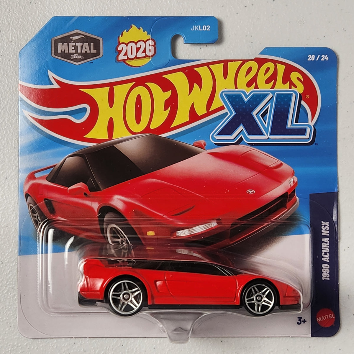 1990 Acura NSX 20/24 XL JDM Hot Wheels 2026