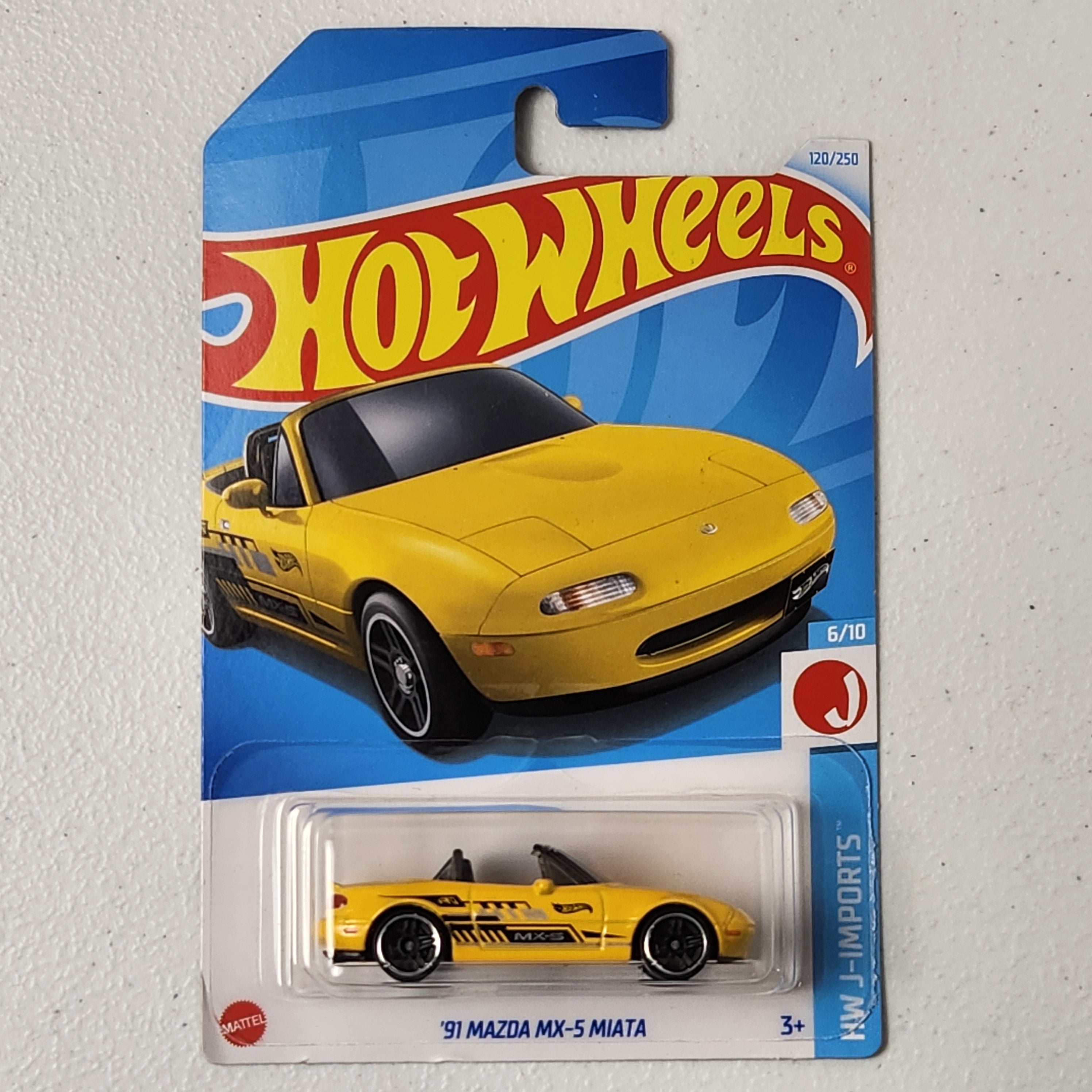 91 Mazda MX-5 Miata JDM Mainline Hot Wheels