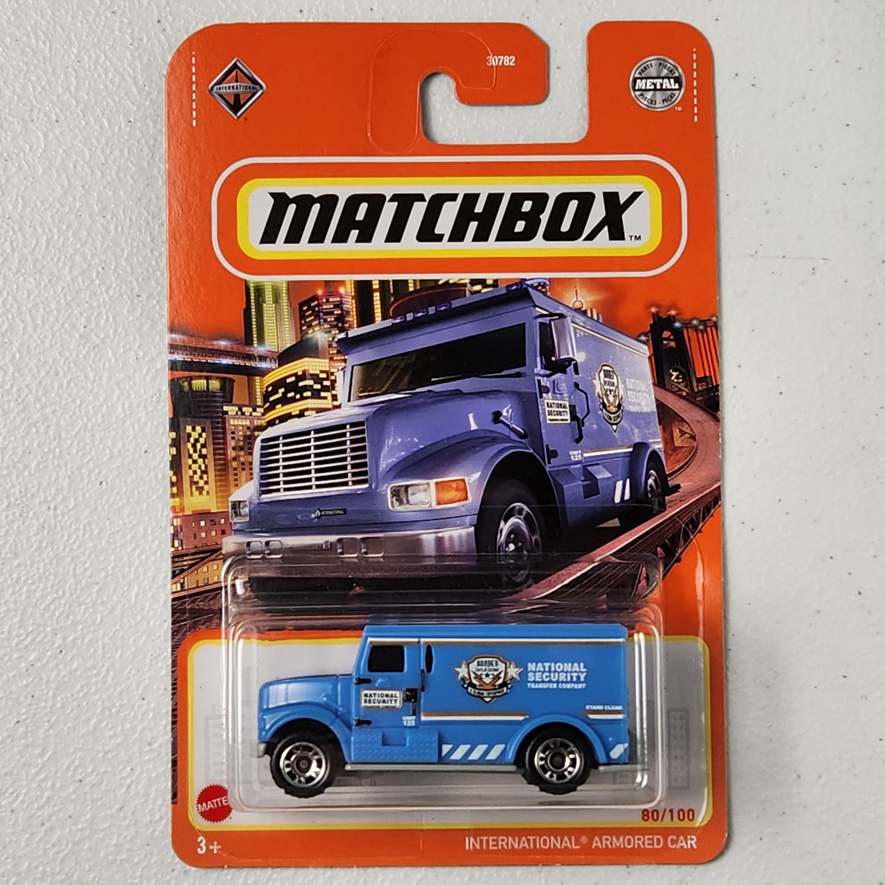 International Security Armored Car American Mainline Matchbox 2021