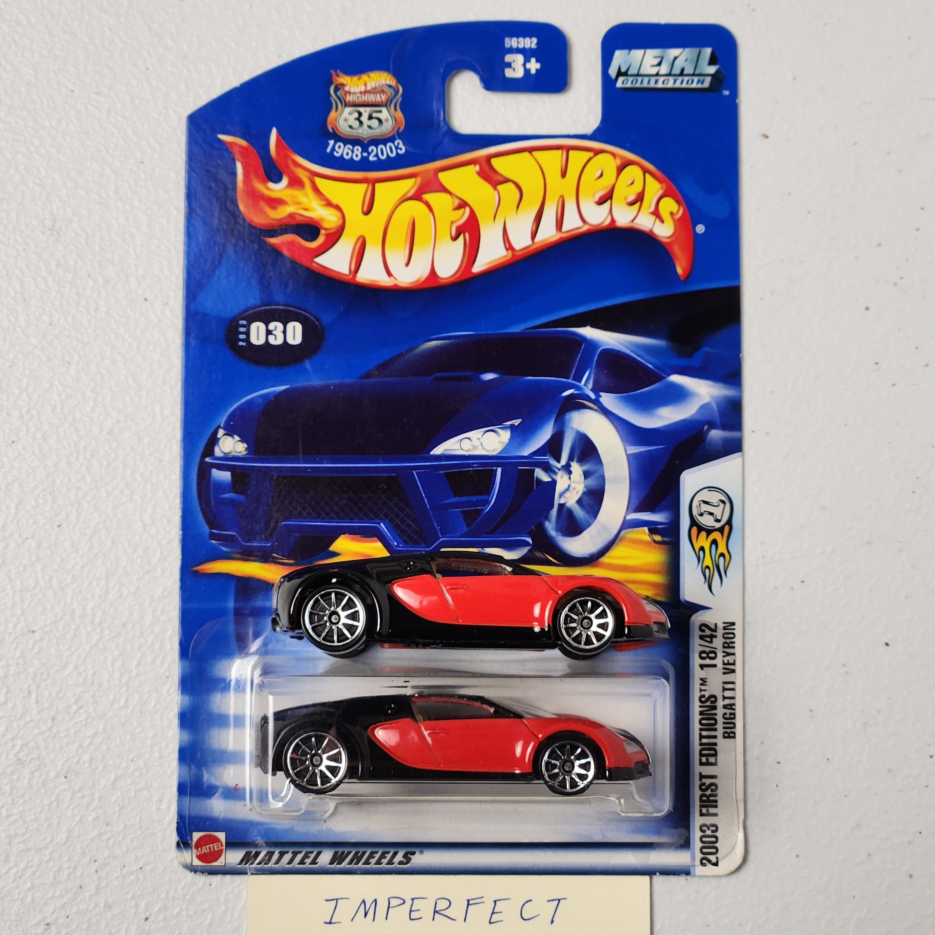 Bugatti Veyron European 2000 Mainline Hot Wheels