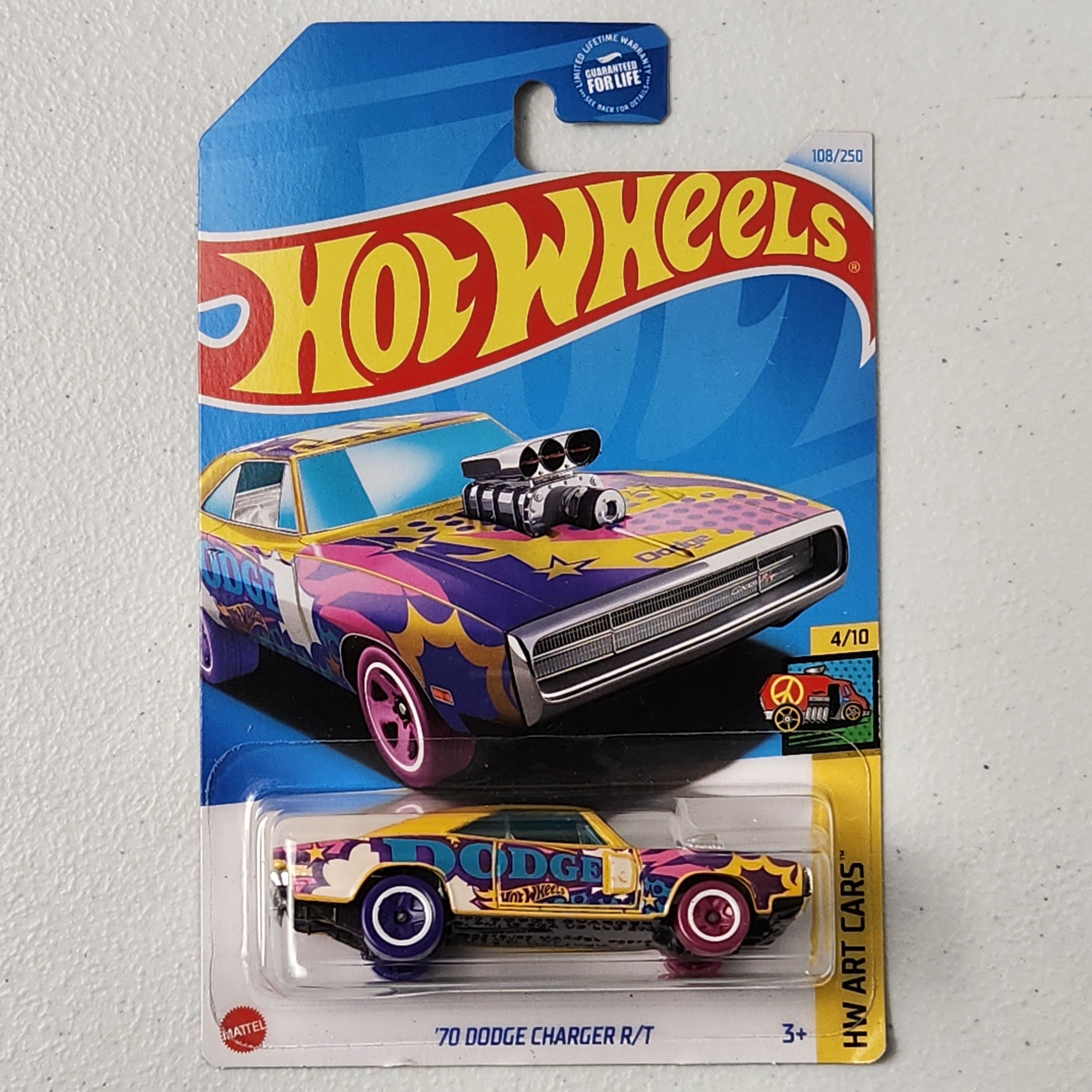 70 Dodge Charger R/T American Mainline Hot Wheels