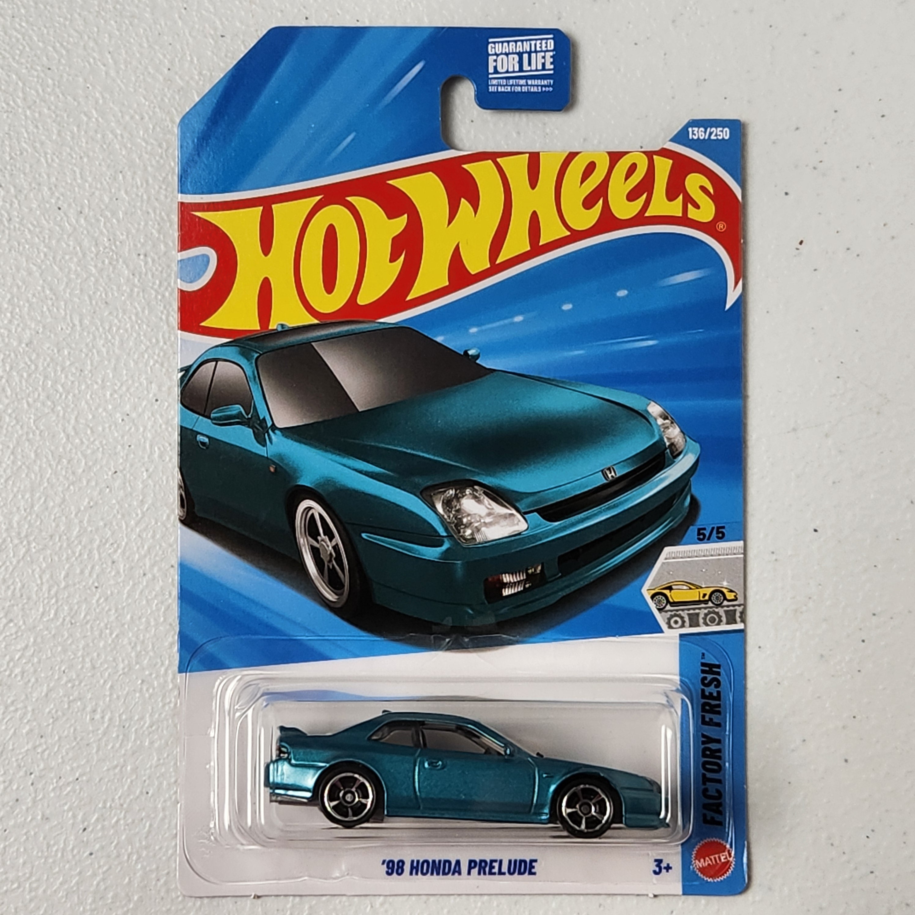 98 Honda Prelude JDM Mainline Hot Wheels