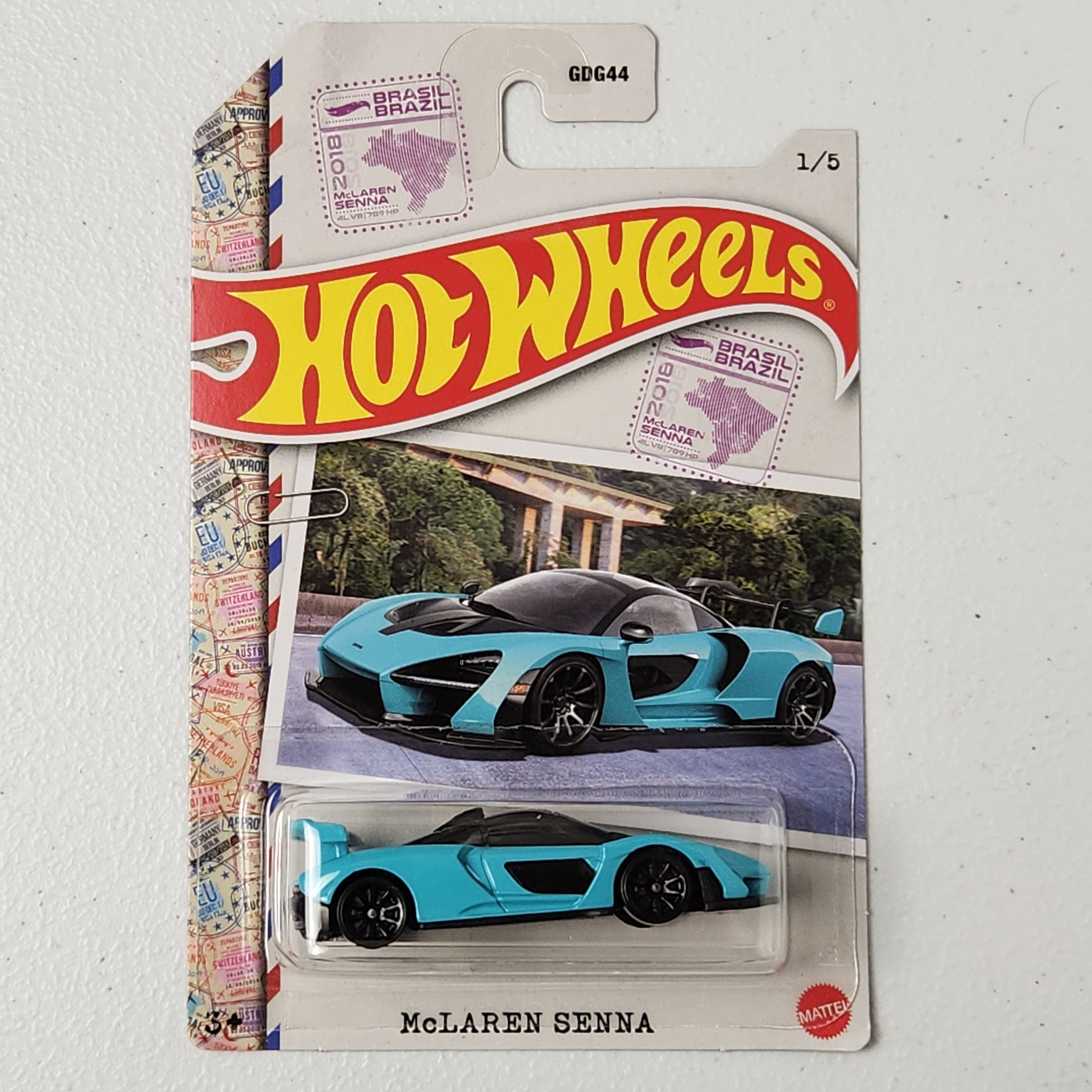 McLaren Senna #1 European World Class Racers Hot Wheel 2022
