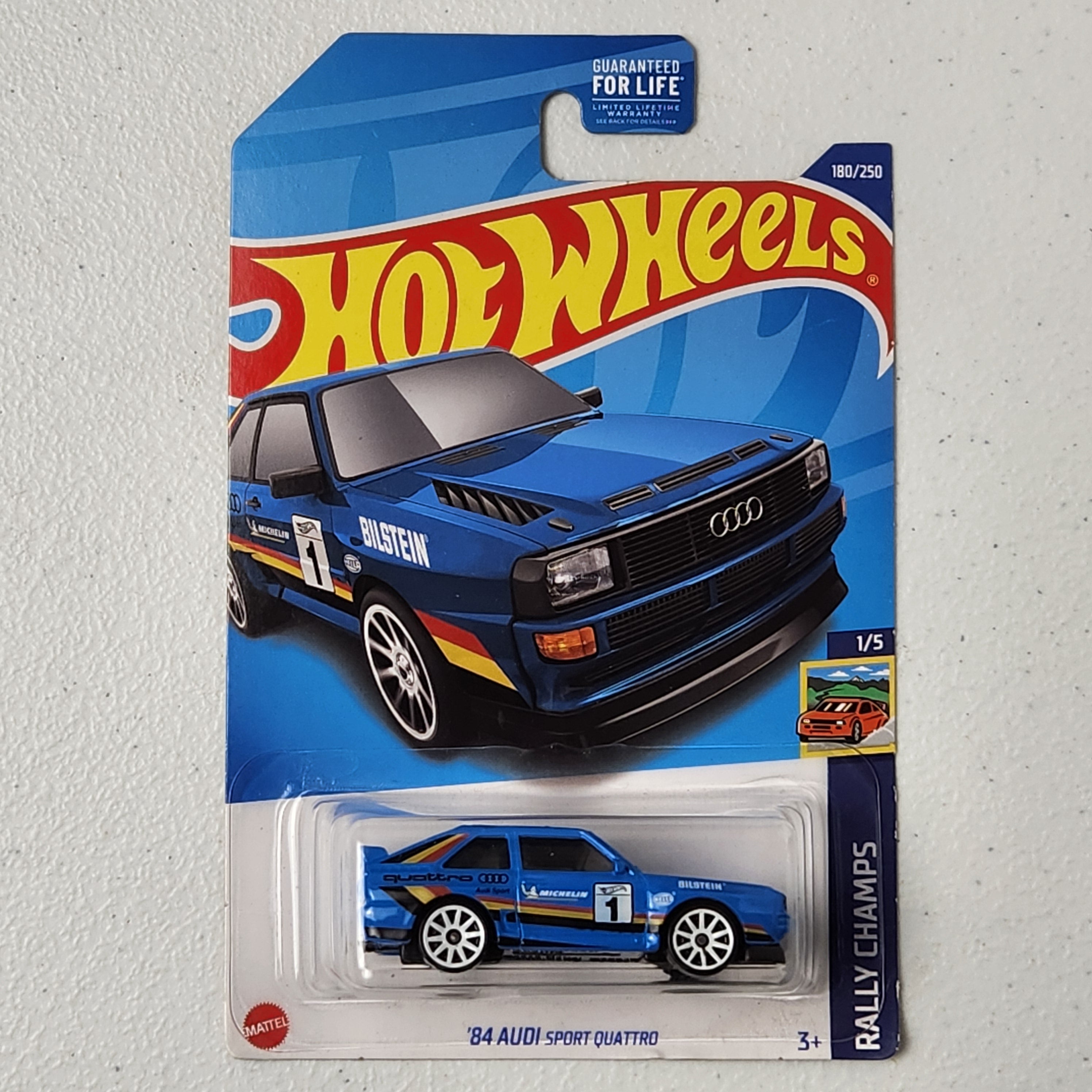 ’84 Audi Sport Quattro European Mainline Hot Wheels