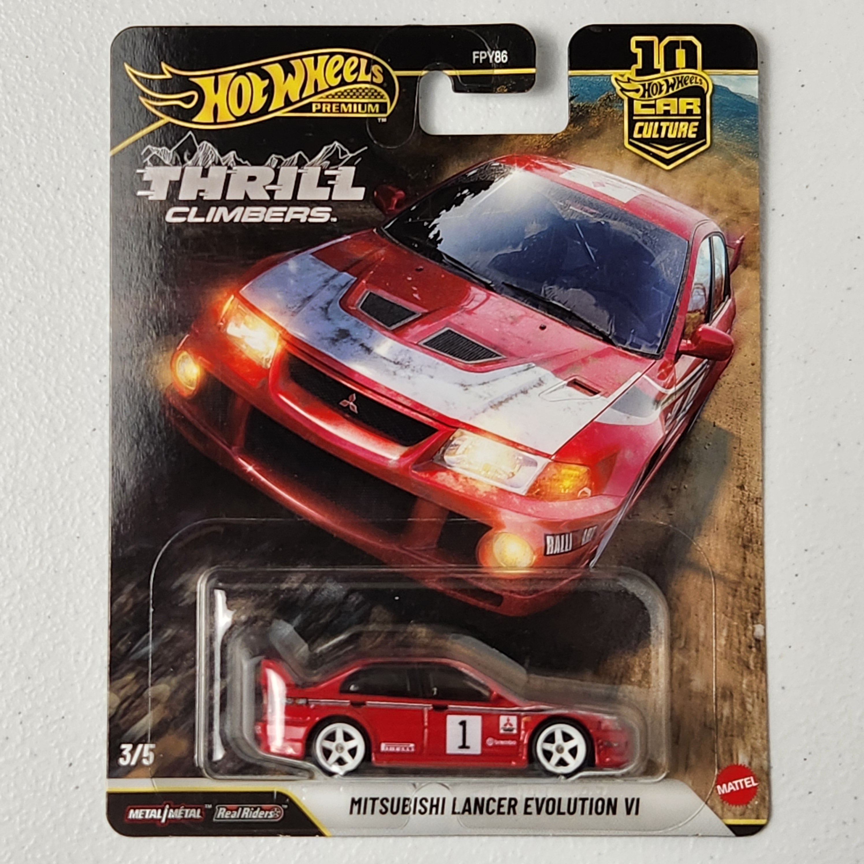 Mitsubishi Lancer Evolution VI #10 Car Culture: Thrill Climbers JDM Premium Hot Wheels 2026