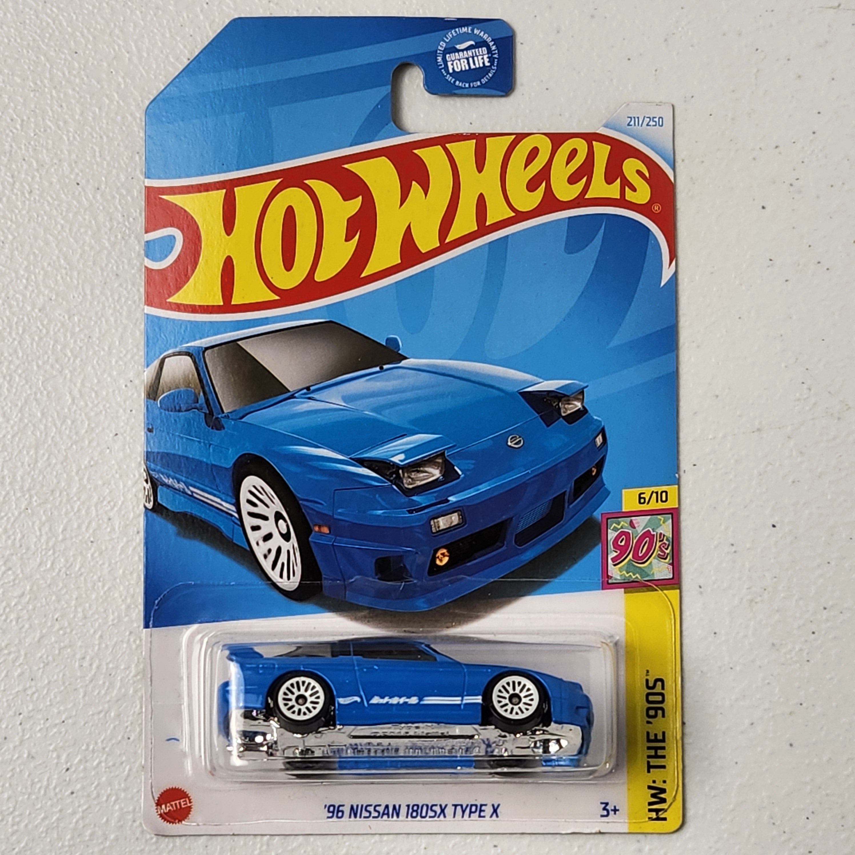 96 Nissan 180SX Type X JDM Mainline Hot Wheels
