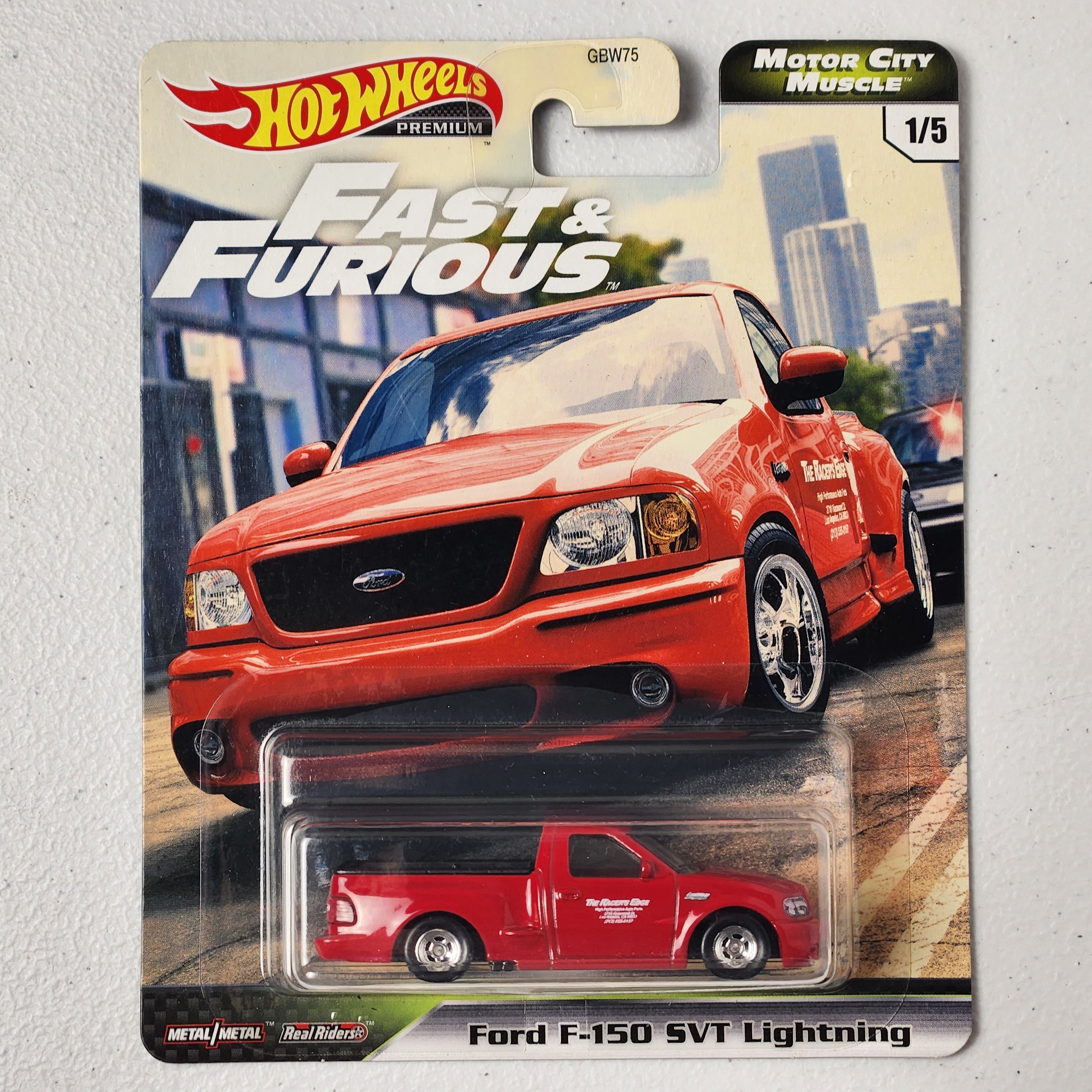 Ford F-150 SVT Lightning 1/5 Fast & Furious American Premium Hot Wheels 2020