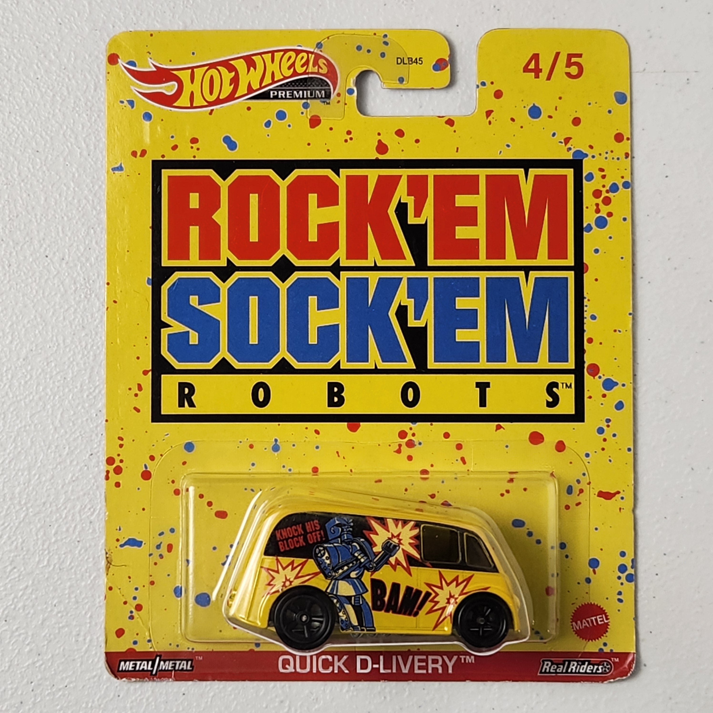 Quick D-Livery 4/5 Rock 'Em Sock 'Em Robots American Premium Hot Wheels 2022