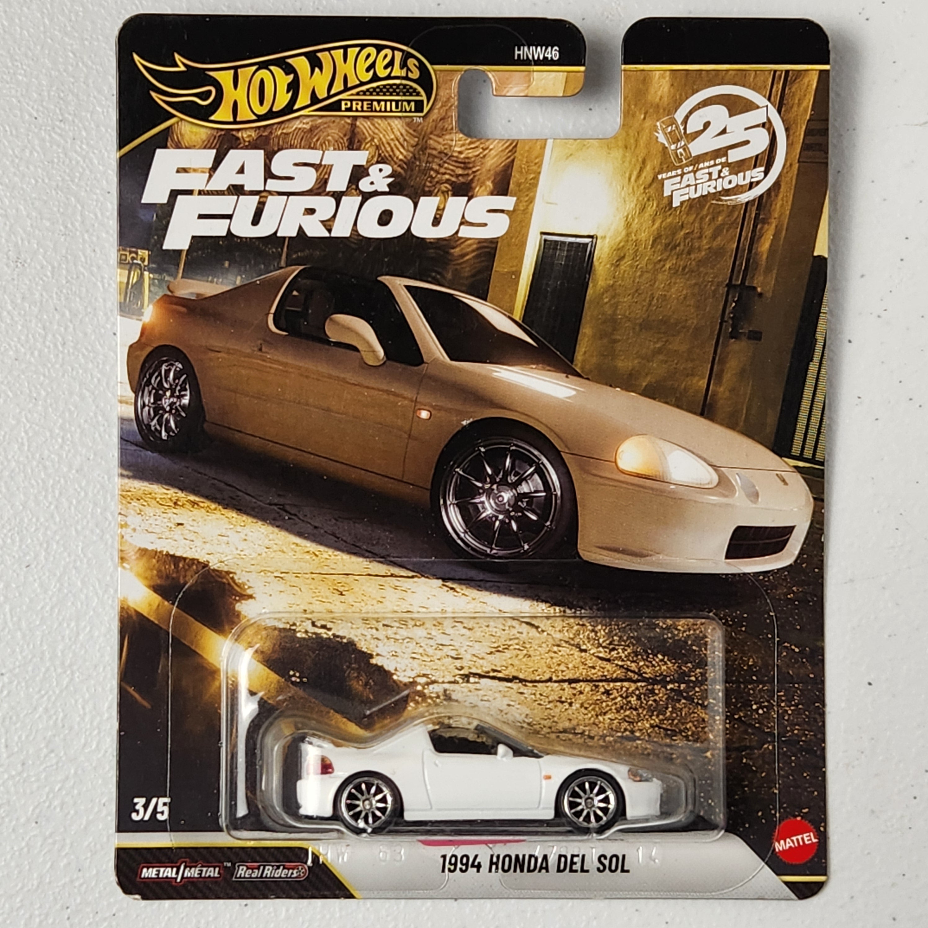 1994 Honda Del Sol 1/5 Fast & Furious JDM Premium Hot Wheels 2026