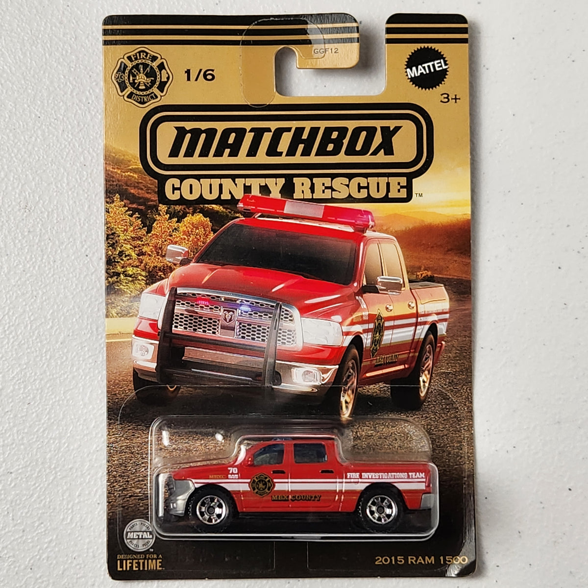 2015 Ram 1500 County Rescue American Mainline Matchbox 2024