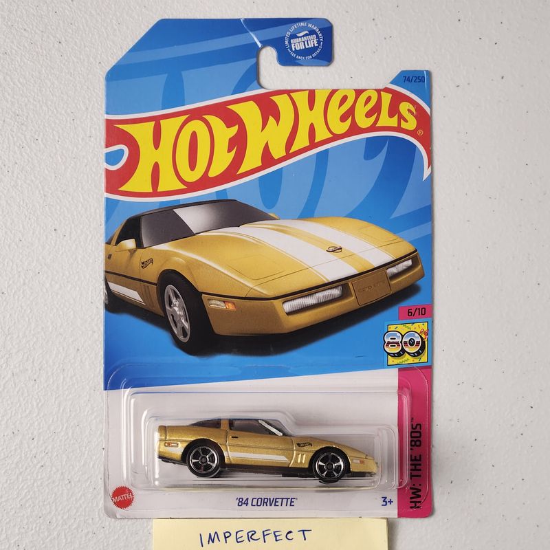 84 Corvette American Mainline Hot Wheels