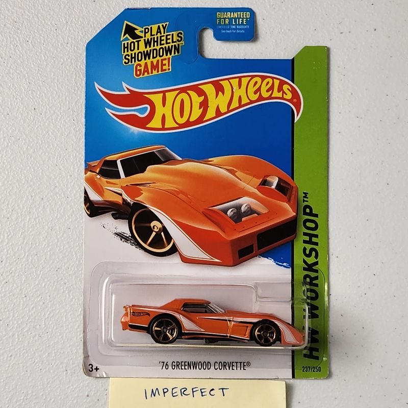 76 Greenwood Corvette American Mainline Hot Wheels