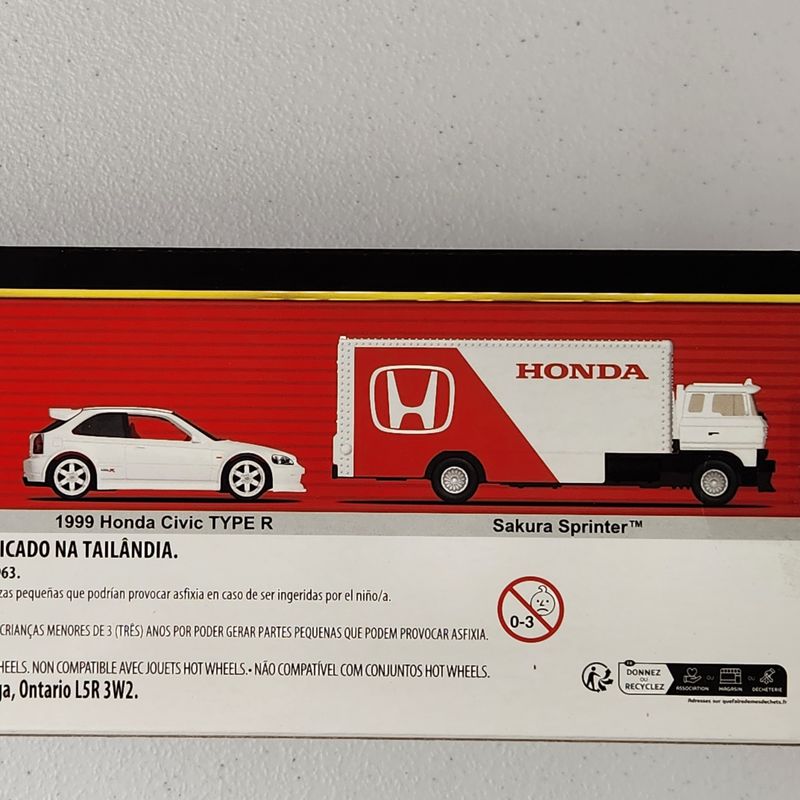 Honda Civic Type R 2003, NSX R 2020, S2000 20th Anniversary Car Culture JDM Premium Hot Wheels