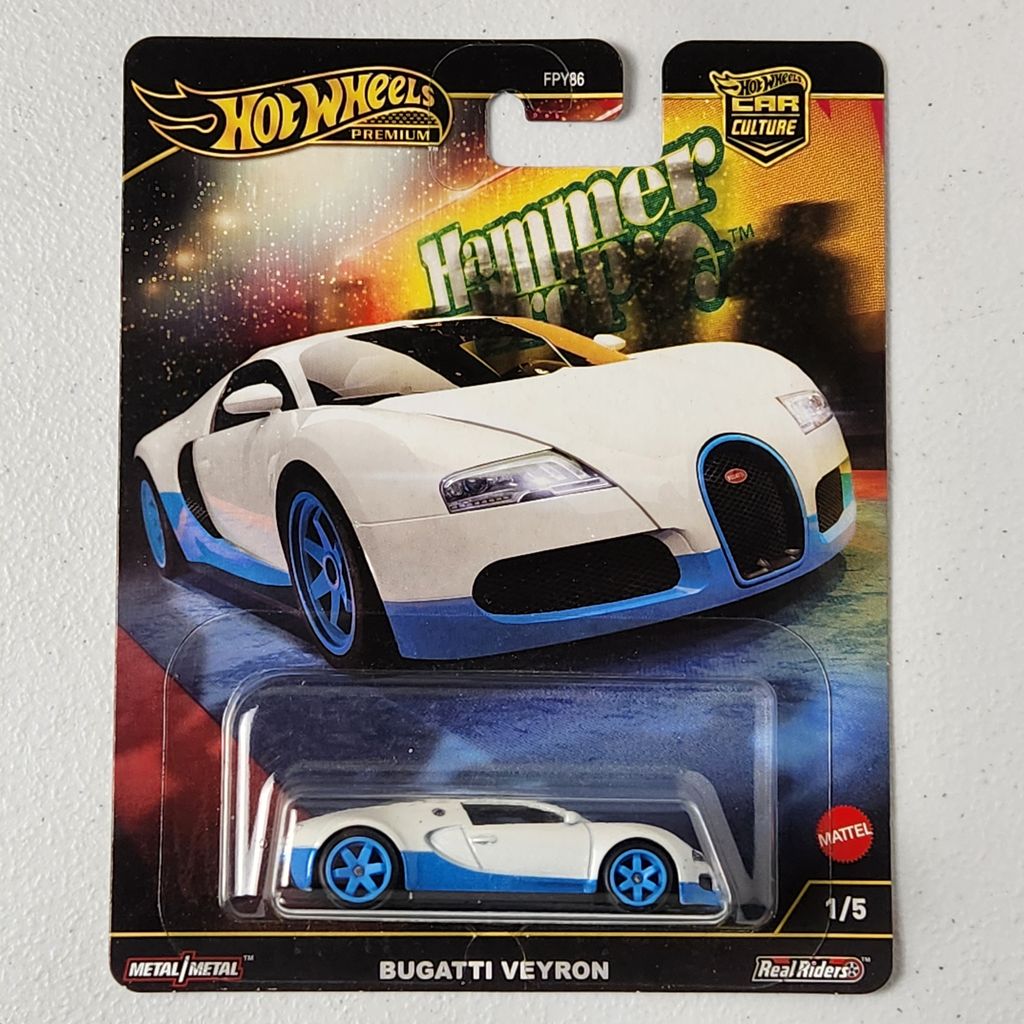 Bugatti Veyron #1/5 Hammer Drop Exotic Premium Hot Wheels 2024