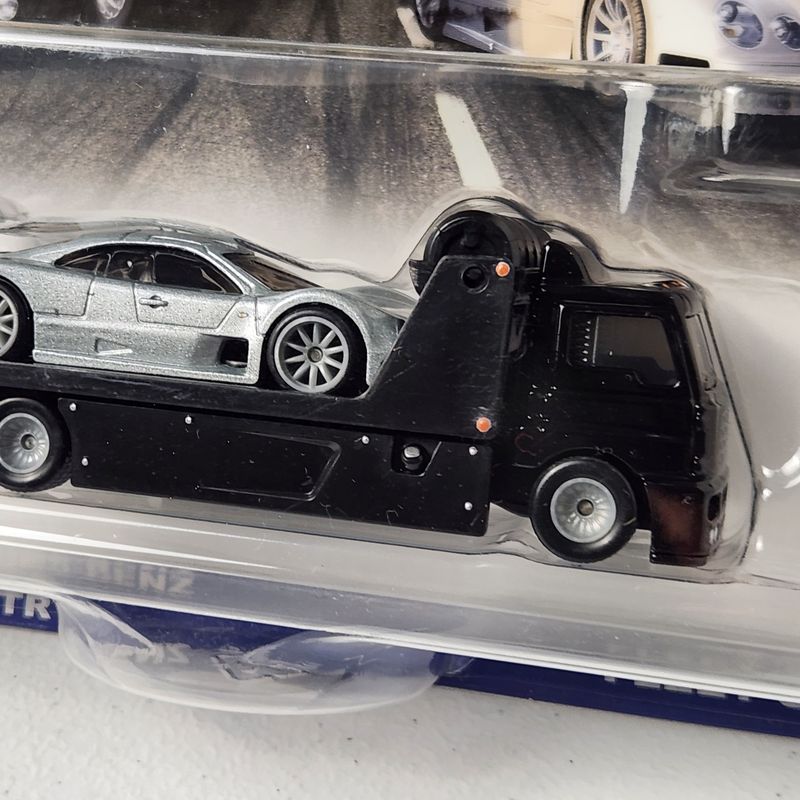 1997 Mercedes Benz CLK GTR, Fleet Street #59 Car Culture Team Transport European Premium Hot Wheels