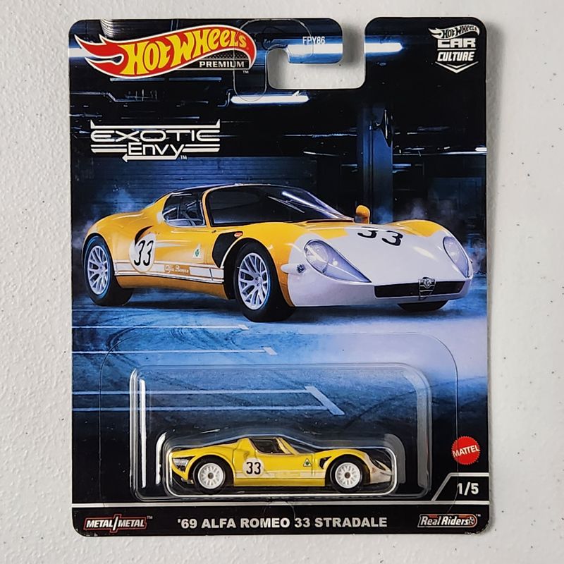 Alfa Romeo #1/5 Exotic Envy Car Culture Premium Hot Wheels 2022