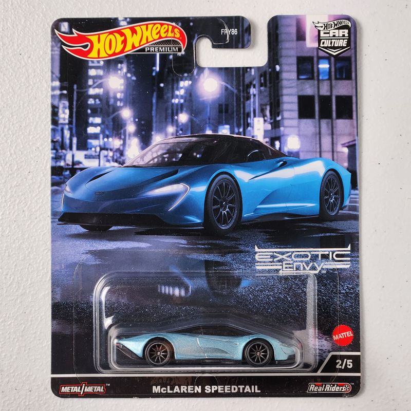 McLaren Speedtail #2/5 Exotic Envy Car Culture Premium Hot Wheels