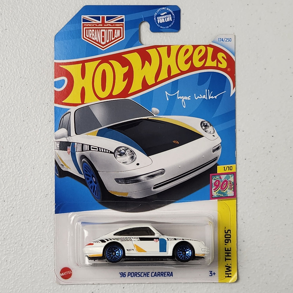 96 Porsche Carrera European Mainline Hot Wheels