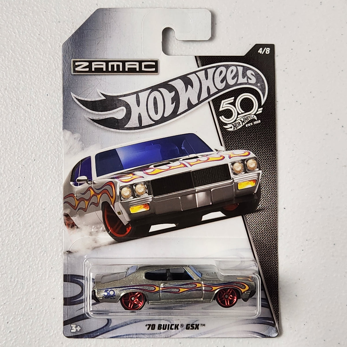 70 Buick GSX ZAMAC 4/8 American Zamac 50th Hot Wheels 2018