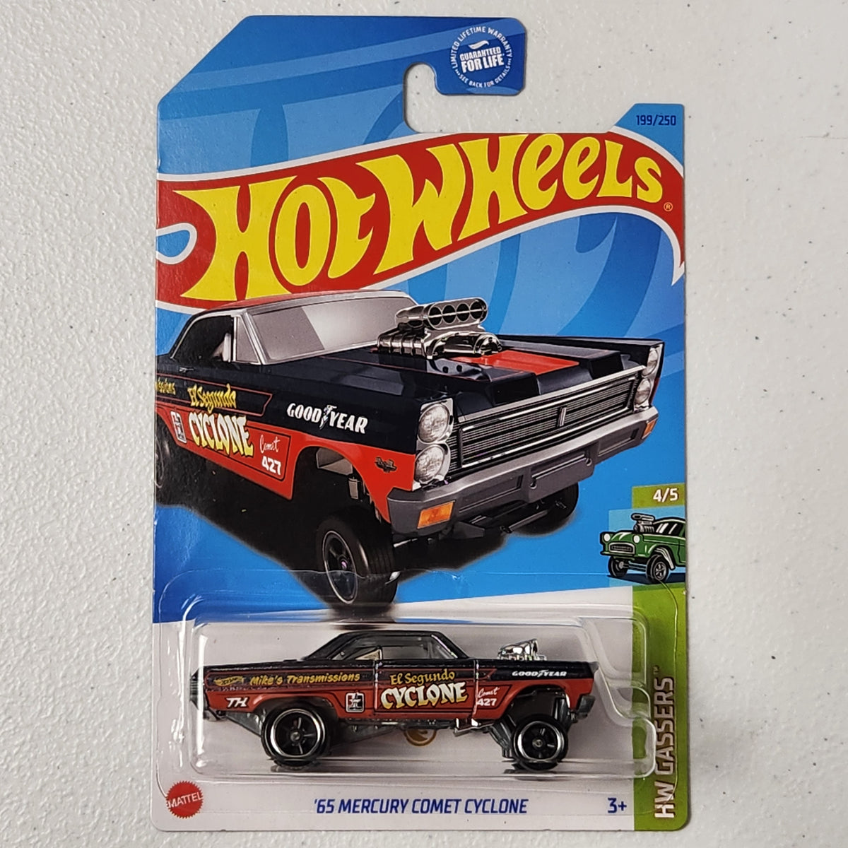 65 Mercury Comet Cyclone Super Treasure Hunt American Mainline Hot Wheels