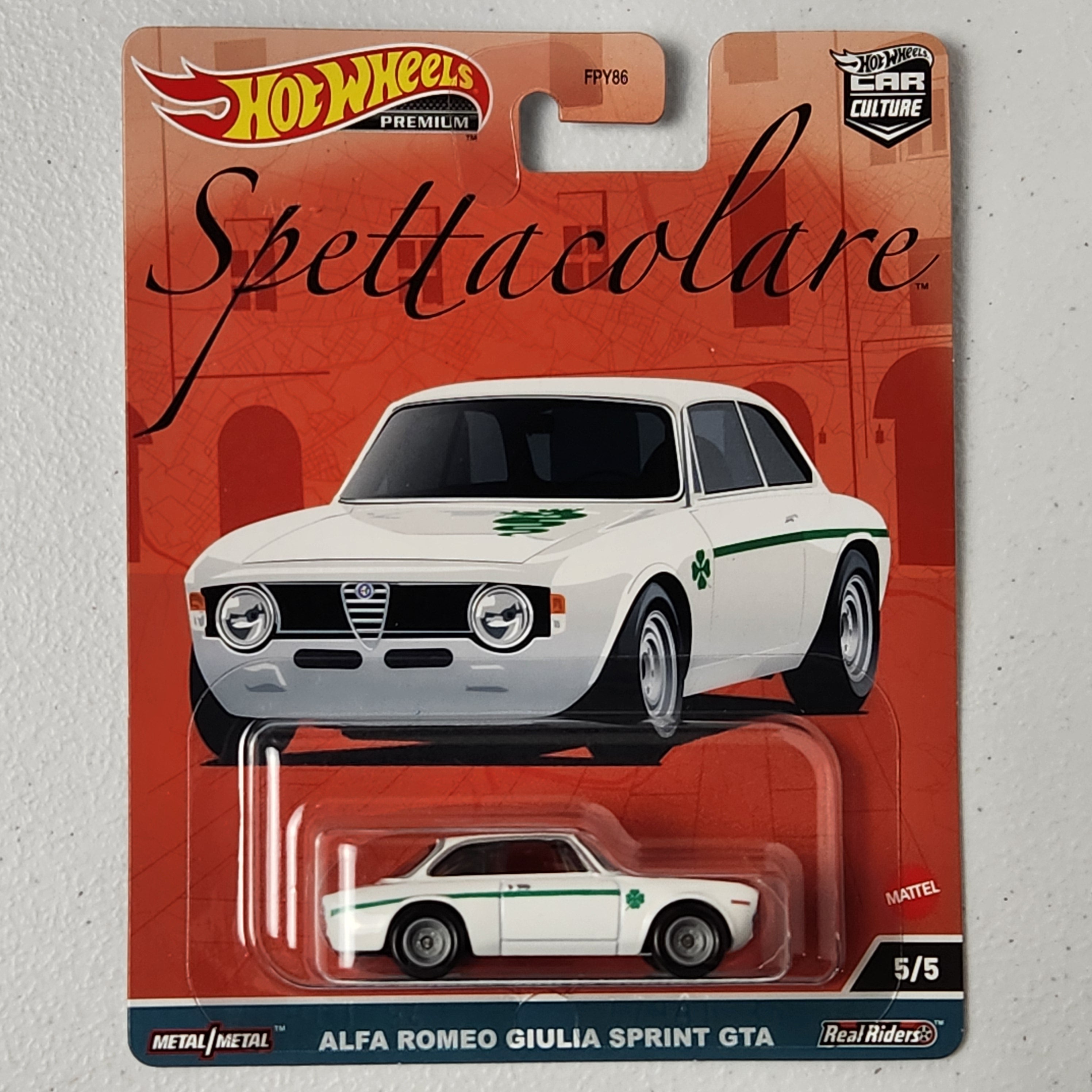 Alfa Romeo Giulia Sprint GTA 5/5 Spettacolare European Premium Hot Wheels 2023